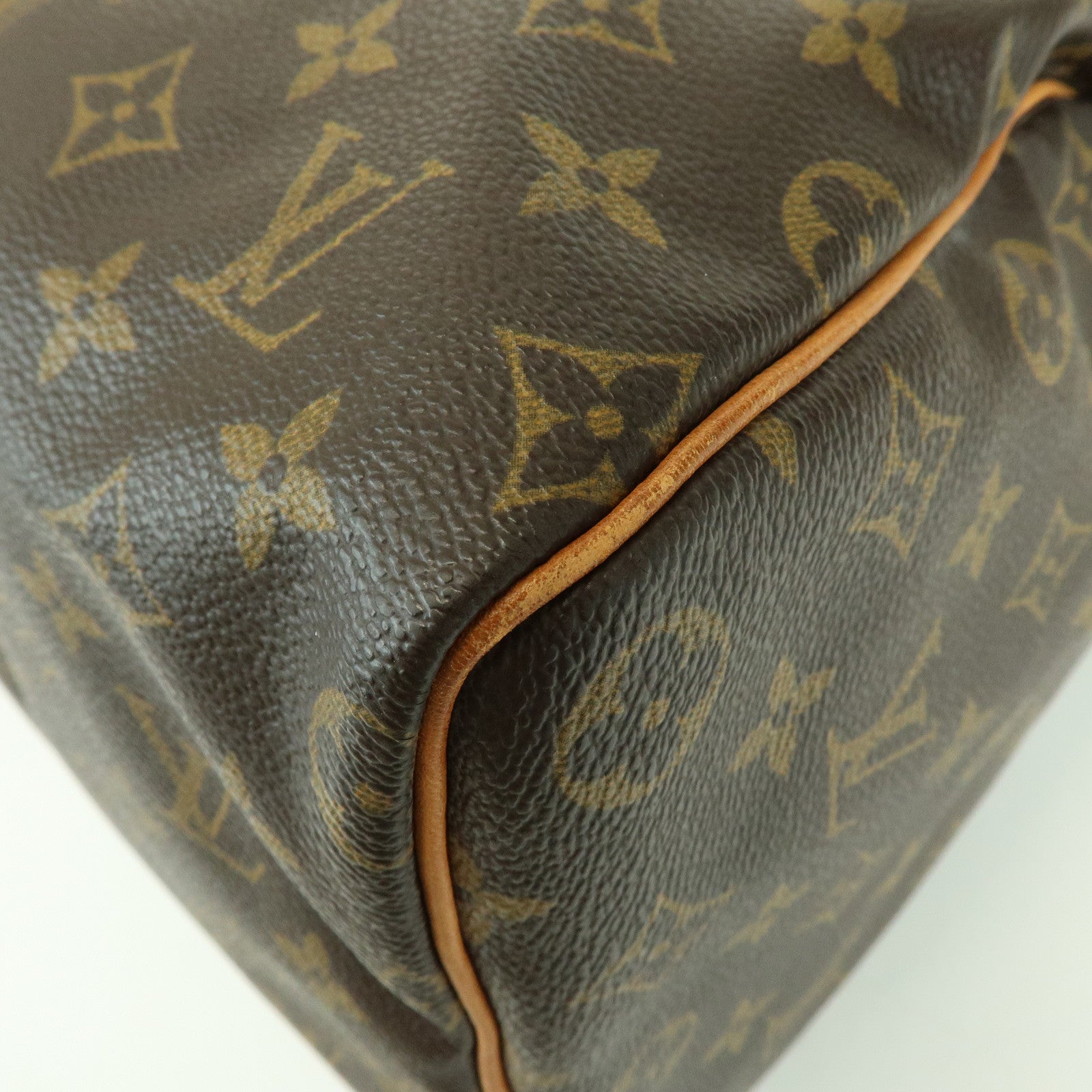 Louis Vuitton Monogram Speedy 40 Hand Bag Boston Bag Brown M41522