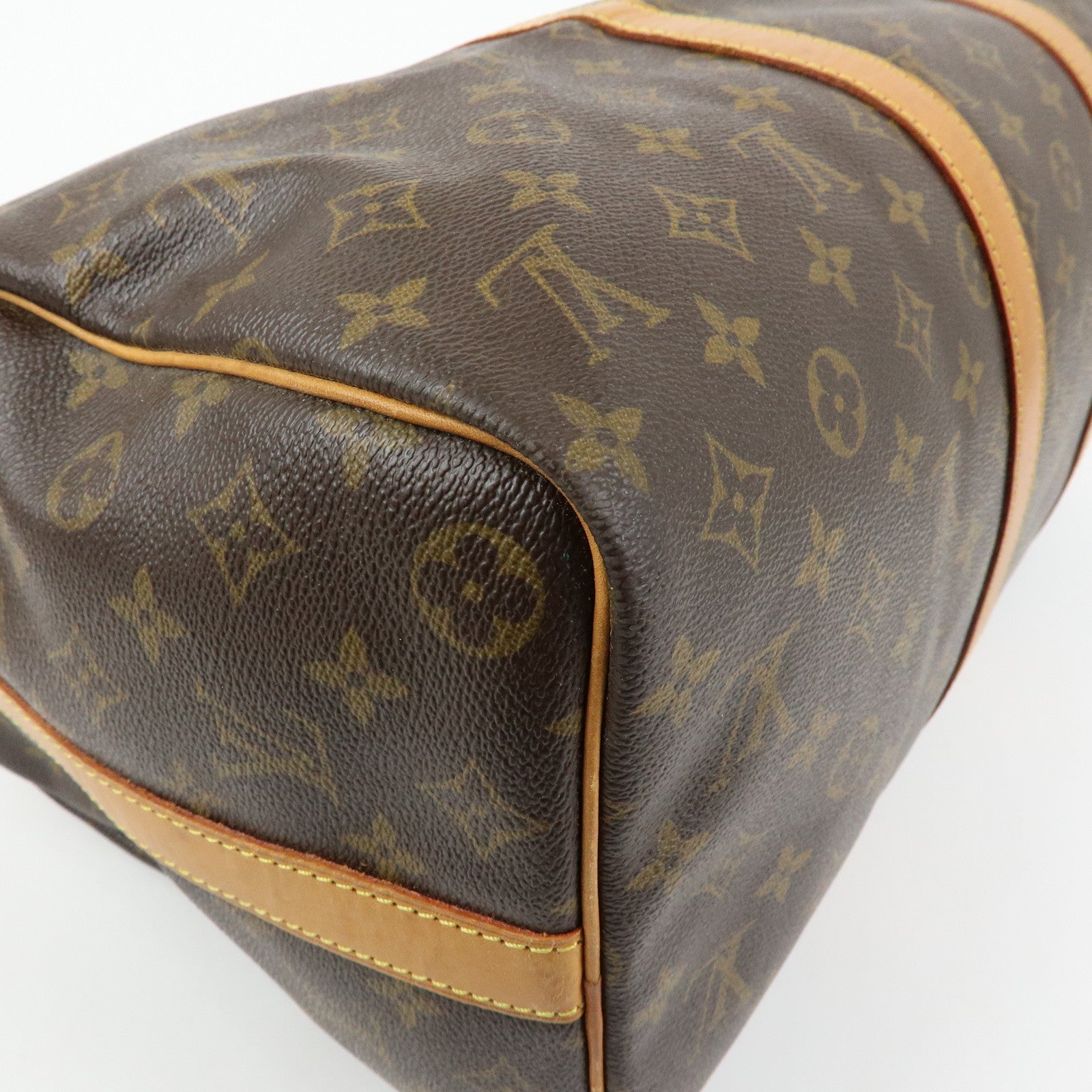 Louis Vuitton Monogram Keep All Bandouliere 45 Boston Bag M41418