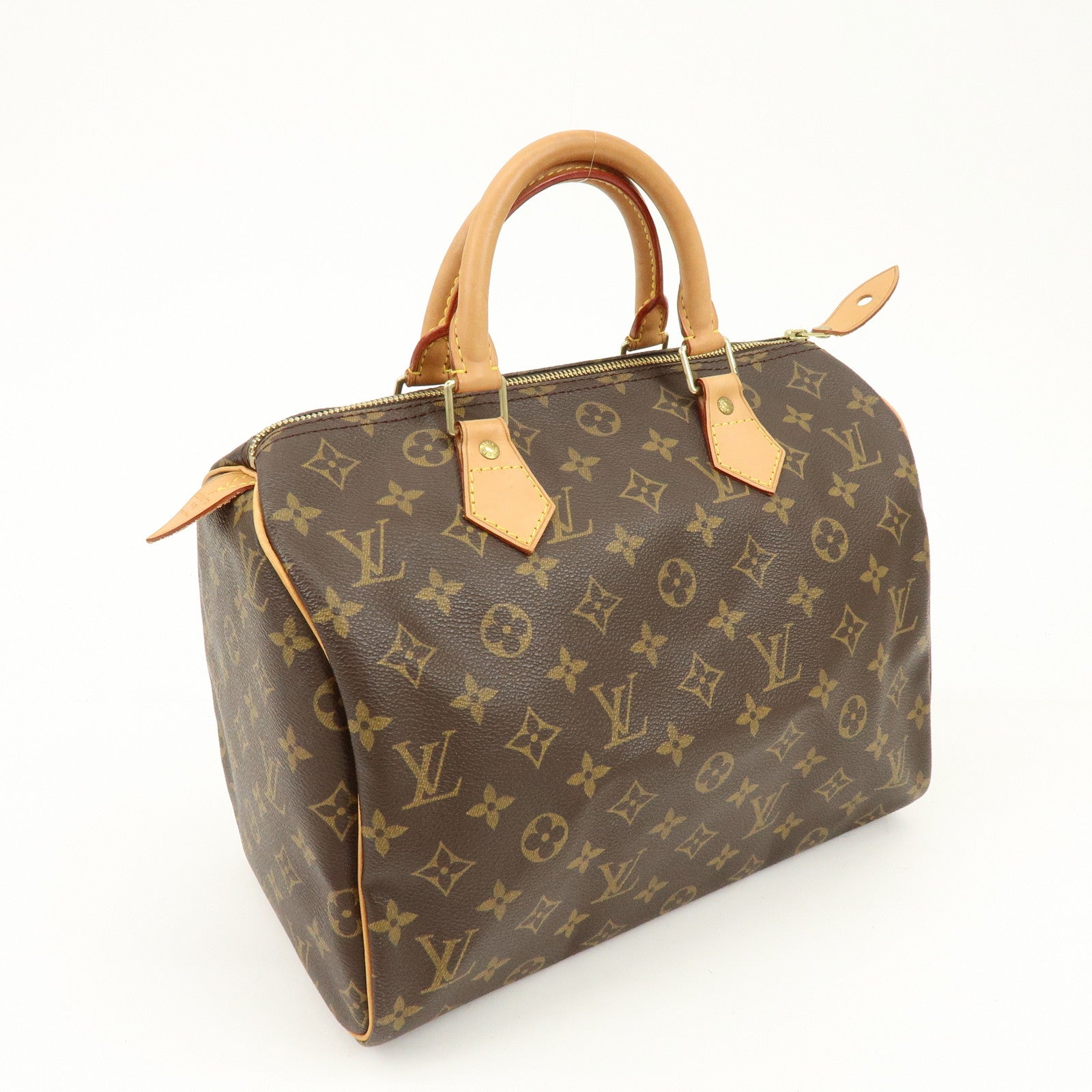 Louis Vuitton Monogram Speedy 30 Boston Bag Hand Bag Brown M41526