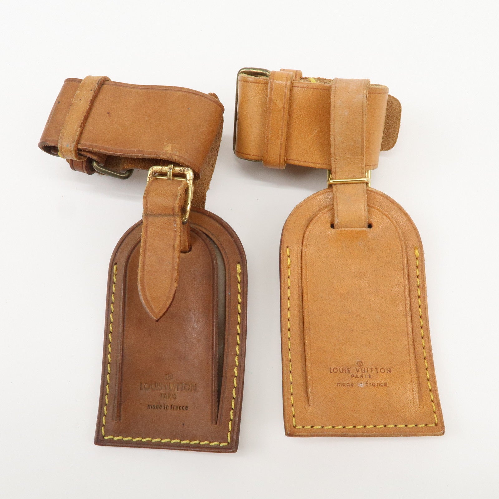 Louis Vuitton Set of 10 Leather Name Tag & Poignet