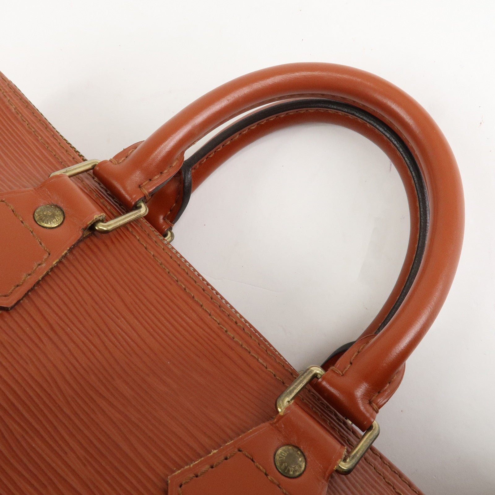 Louis Vuitton Epi Speedy 25 Hand Boston Bag Kenya Brown M43013 Used