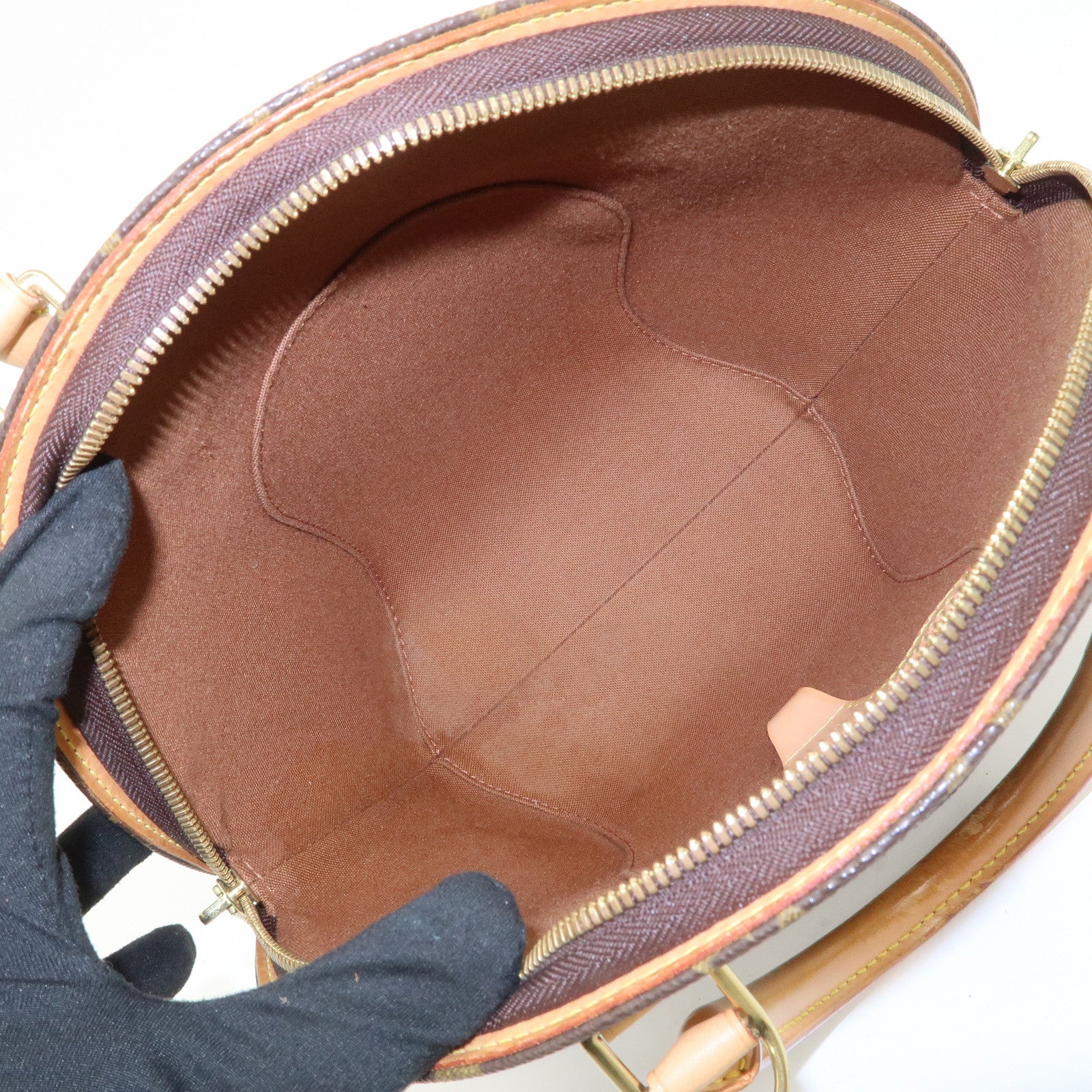 Louis Vuitton Monogram Canvas Ellipse PM Hand Bag Brown M51127