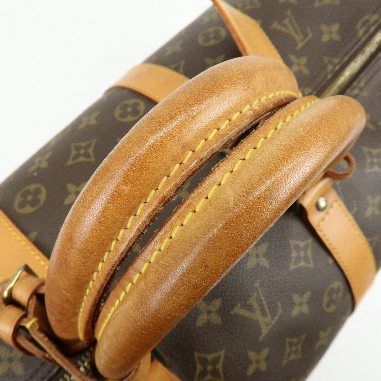 Louis Vuitton Monogram Keep All Bandouliere 55 Boston Bag M41414