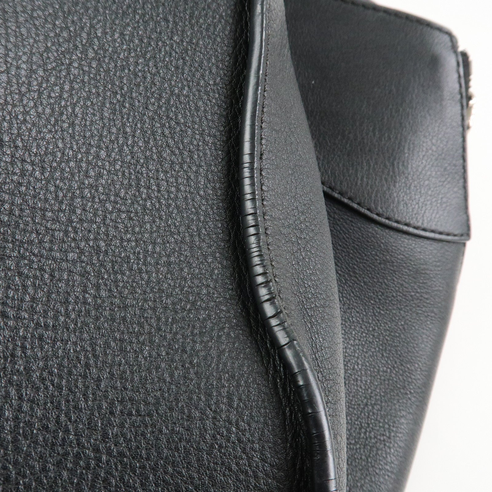 LOEWE Hammock Medium Leather Shoulder Bag Hand Bag Black