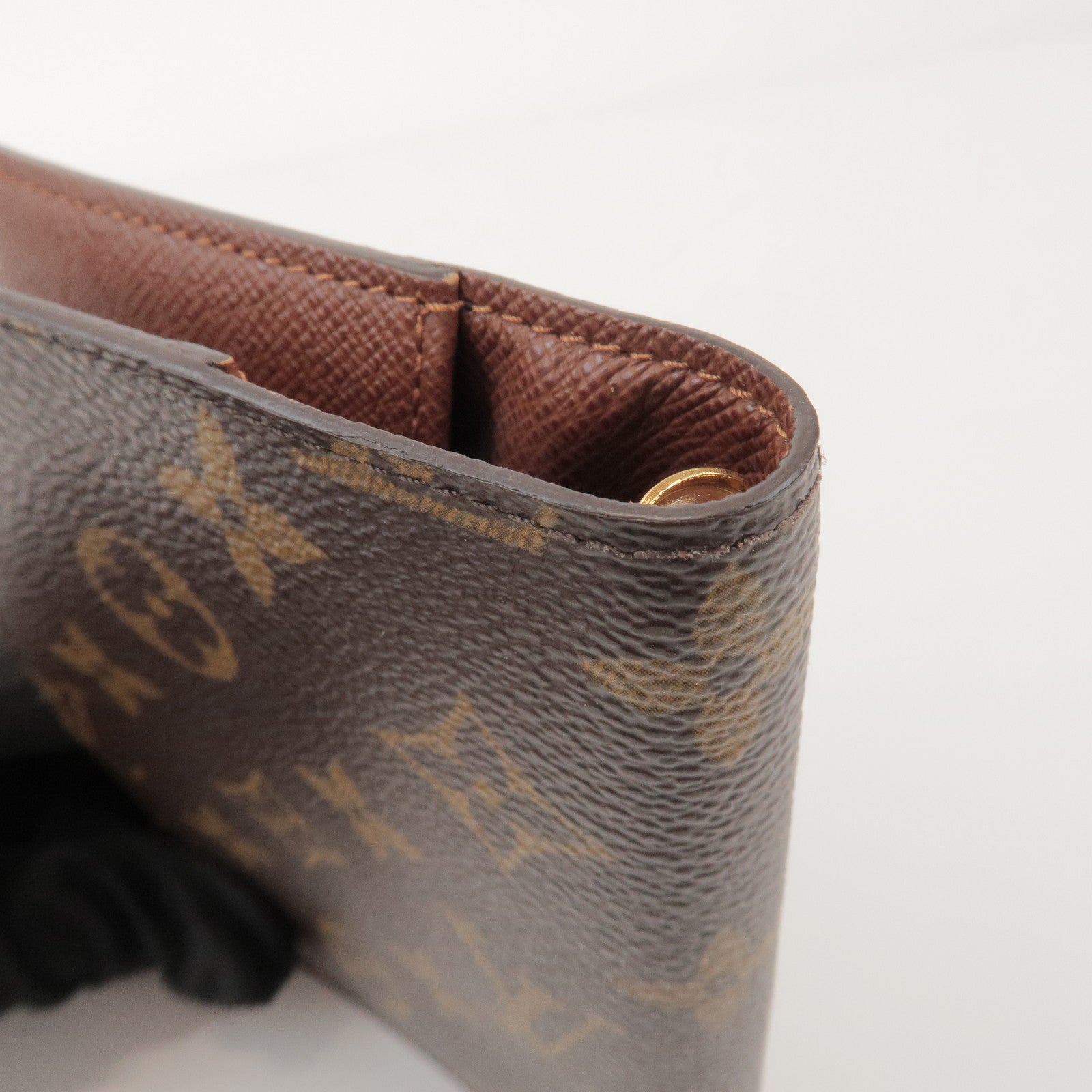 Louis Vuitton Monogram Agenda PM Planner Cover Brown R20005