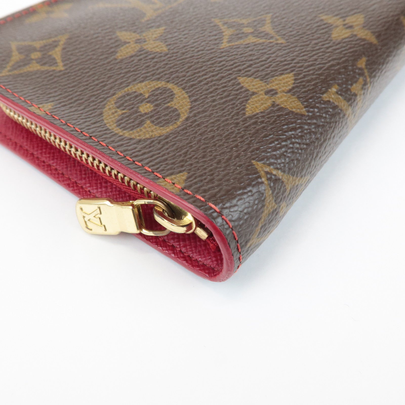 Louis Vuitton Monogram Cherry Porte Monnaie Zip Round Zippy Wallet M95006 Used