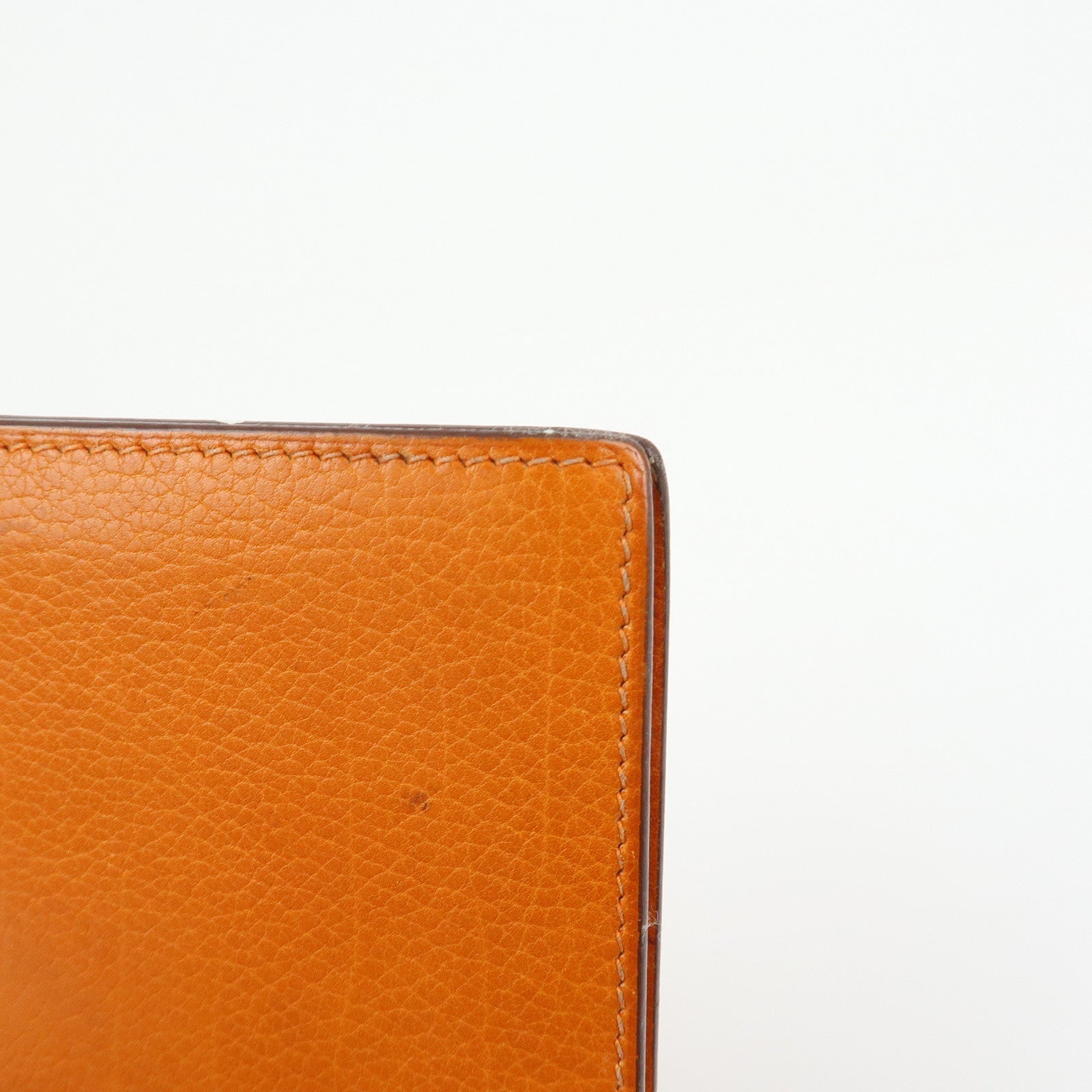 HERMES Togo Leather Agenda Cover Planner Cover □I Stamped Orange
