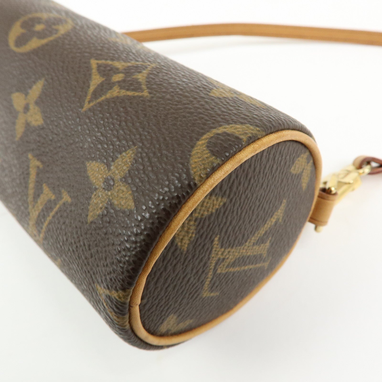 Louis Vuitton Monogram Canvas Leather Mini Pouch for Papillon Bag