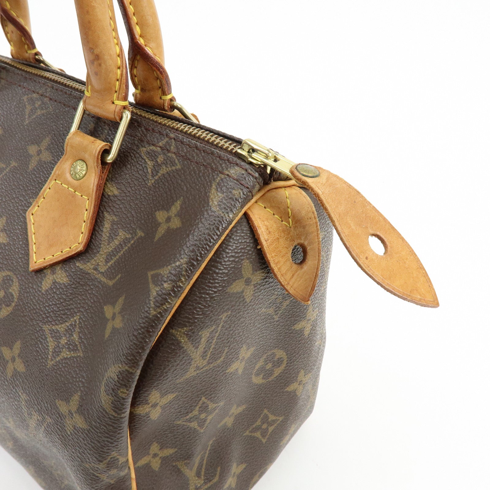Louis Vuitton Monogram Speedy 25 Boston Bag Hand Bag Brown M41528