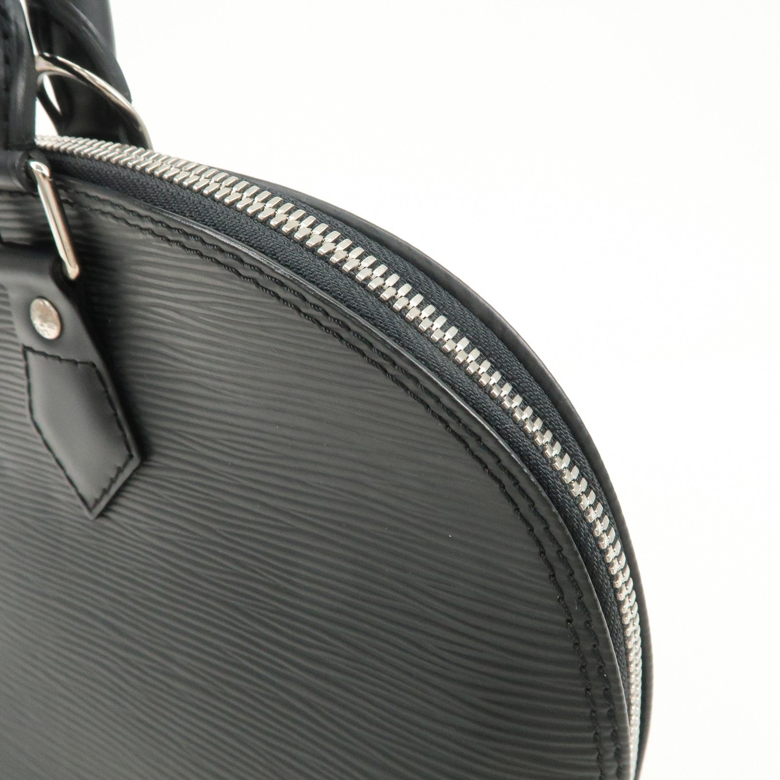 Louis Vuitton Epi Leather Alma PM Hand Bag Noir Black M52802