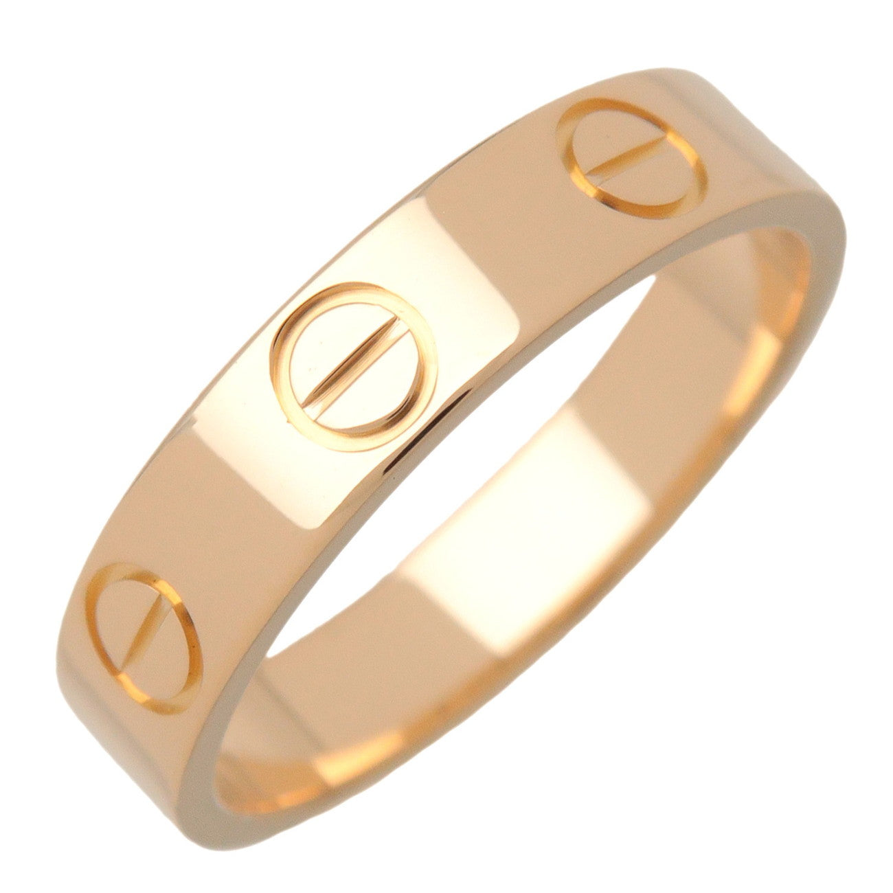 Cartier Mini Love Ring K18 750YG Yellow Gold #47 US4.5 EU47 HK8.5