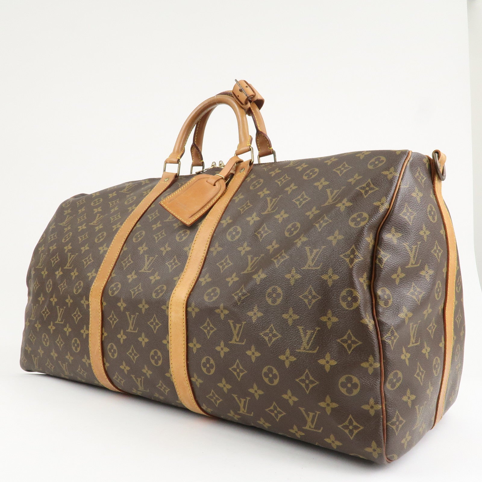 Louis Vuitton Monogram Keep All Bandouliere 60 Boston Bag M41412 Used