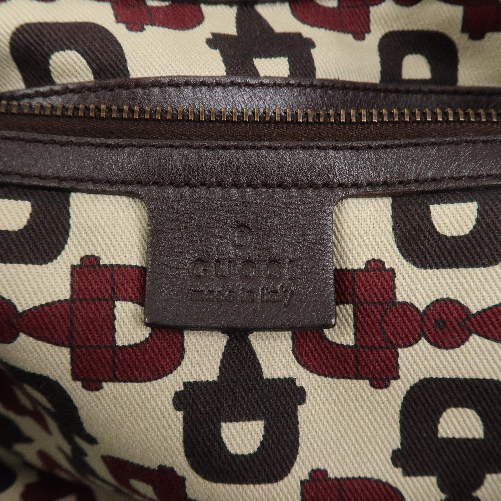 GUCCI Guccissima Leather Tote Bag Shoulder Bag Hand Bag 208940