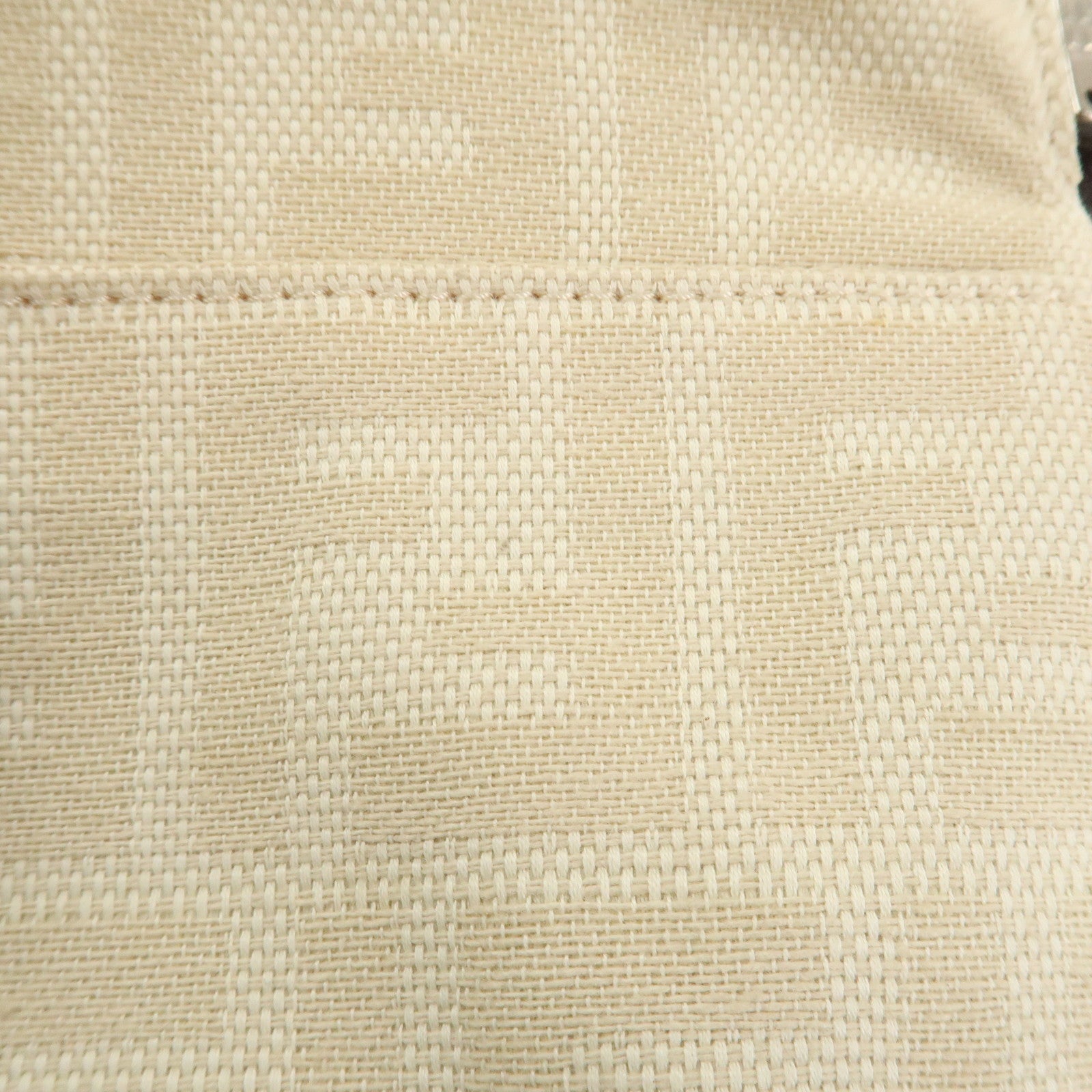 FENDI Zucca Canvas Leather Shoulder Bag Ivory Brown 26566