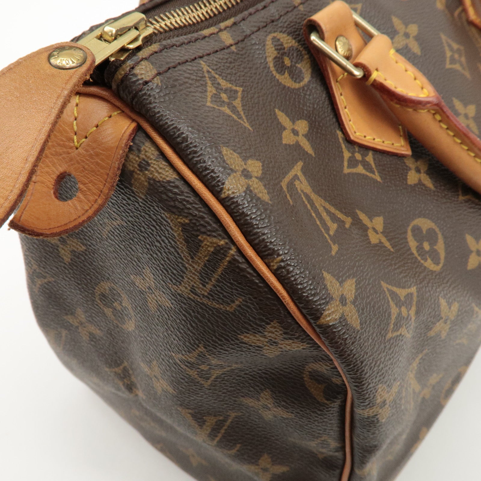 Louis Vuitton Monogram Speedy 30 Hand Bag Boston Bag M41526 Used