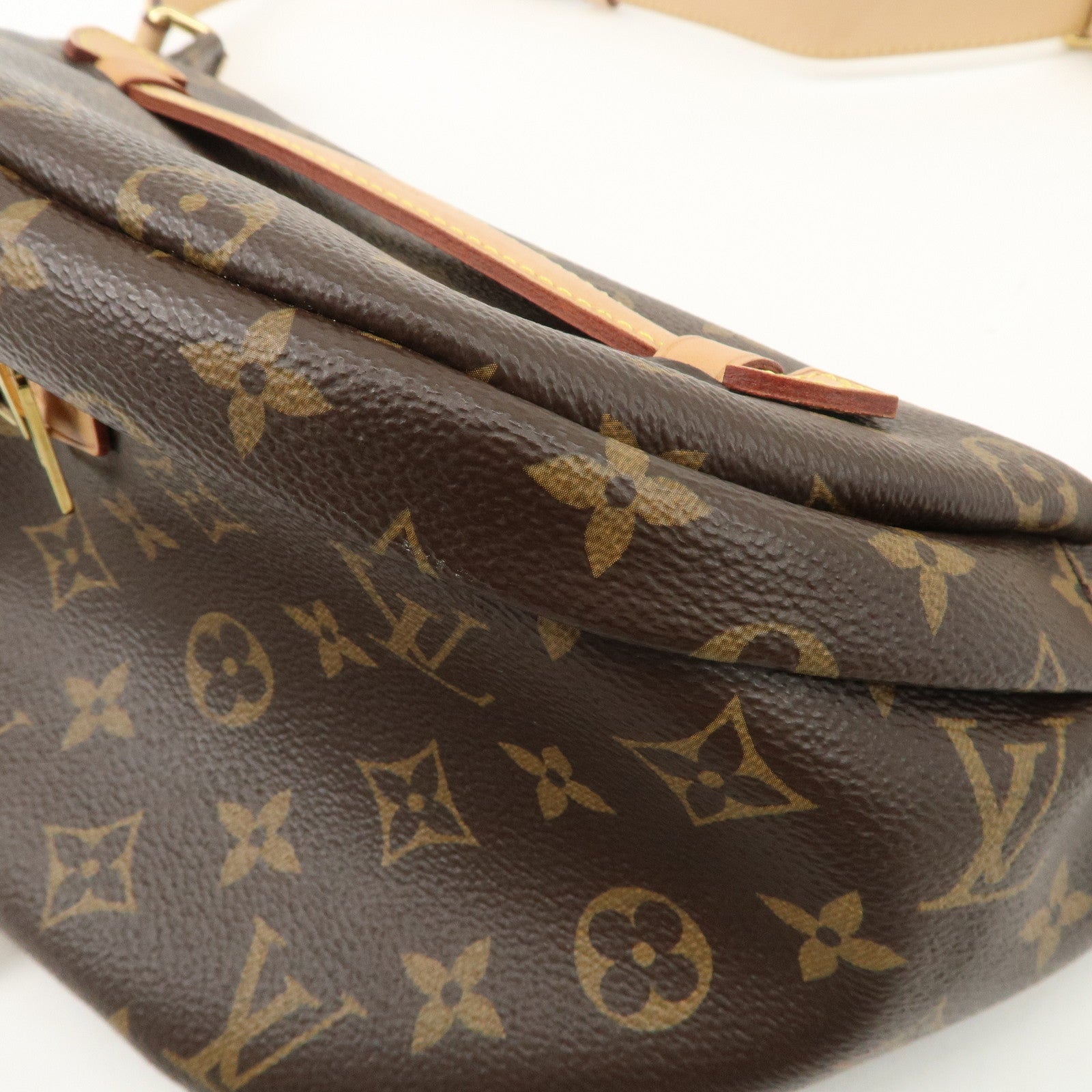 Louis Vuitton Monogram Bumbag Crossbody Bag Brown M43644 Used