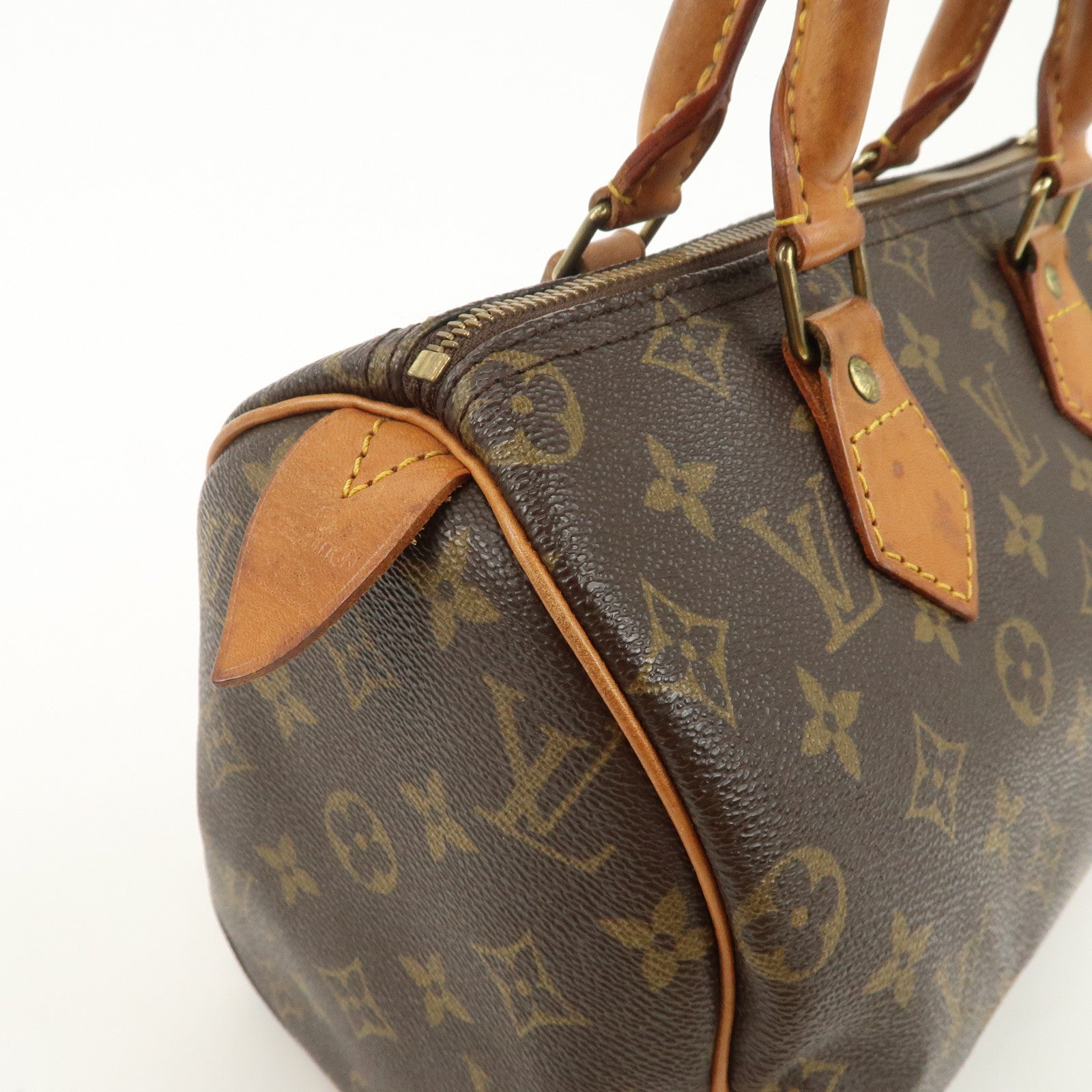 Louis Vuitton Monogram Speedy 25 Boston Bag Hand Bag Brown M41528