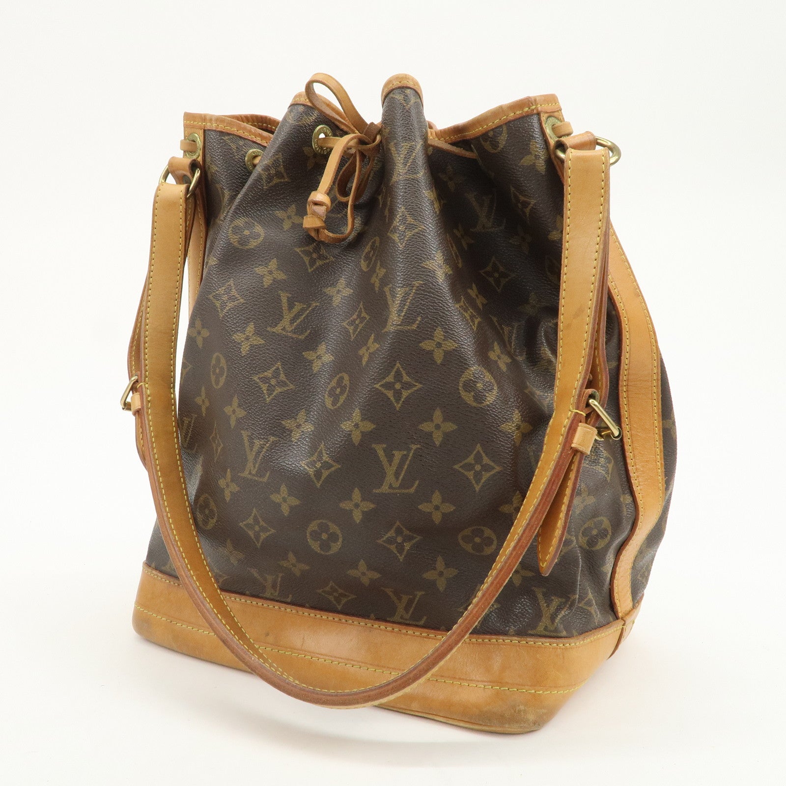 Louis Vuitton Monogram Noe Shoulder Bag Hand Bag Brown M42224