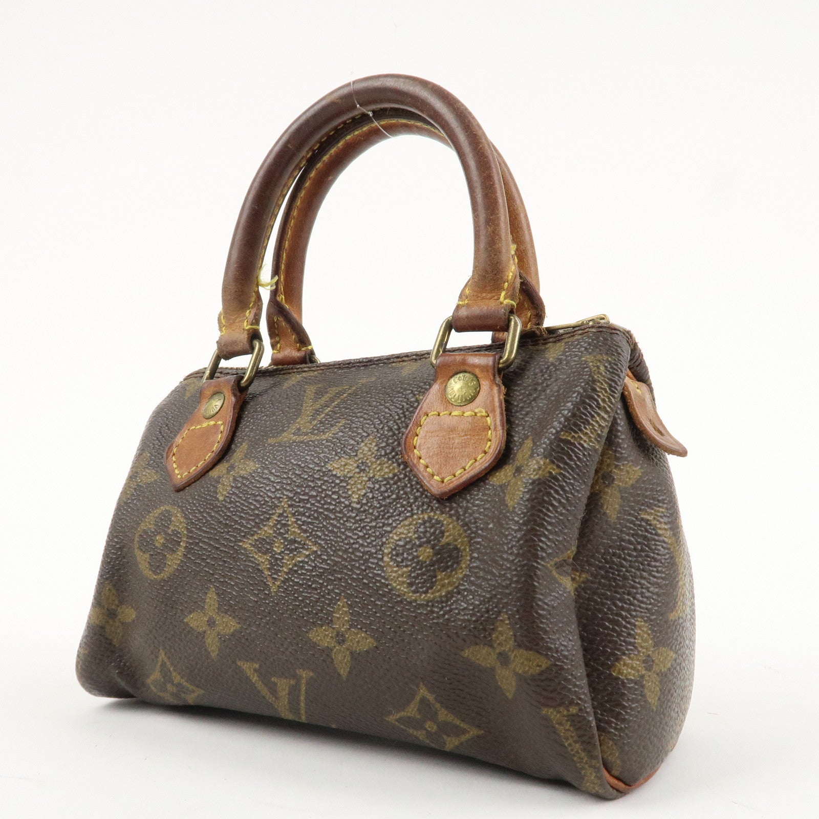 Louis Vuitton Monogram Mini Speedy Hand Bag M41534 Used