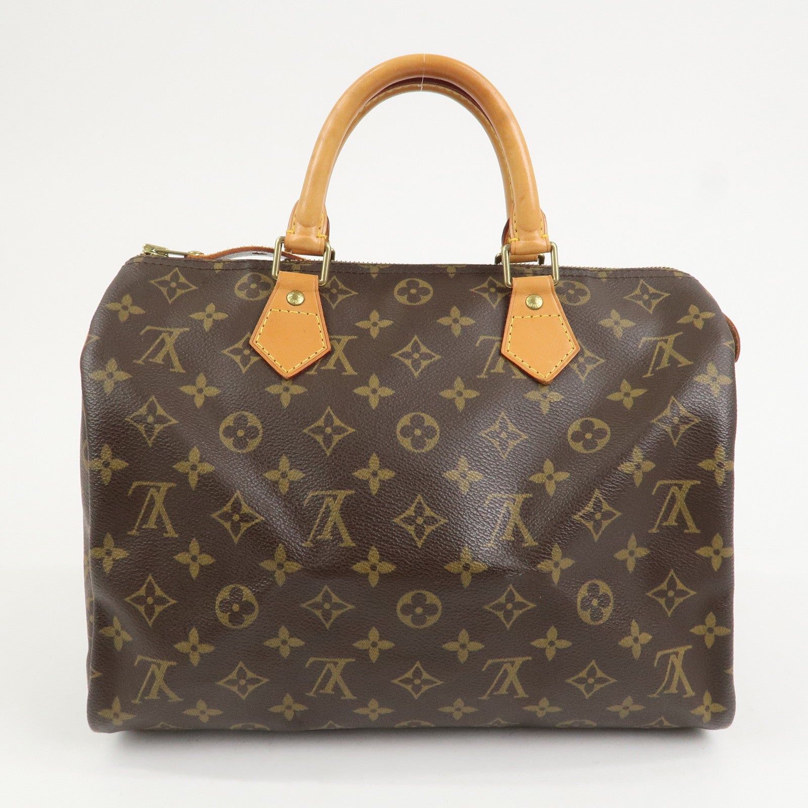 Louis Vuitton Monogram Speedy 30 Boston Bag Hand Bag Brown M41526