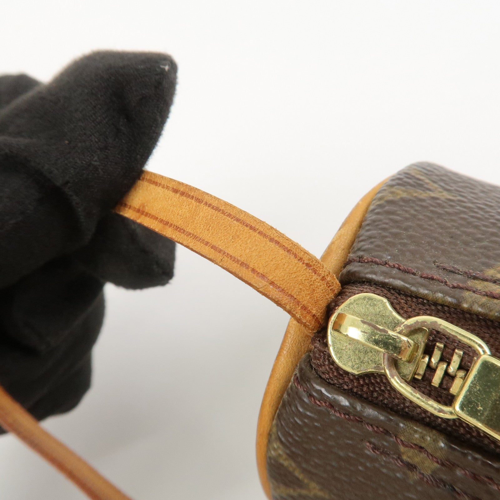 Louis Vuitton Monogram Mini Pouch for Papillon Bag Brown