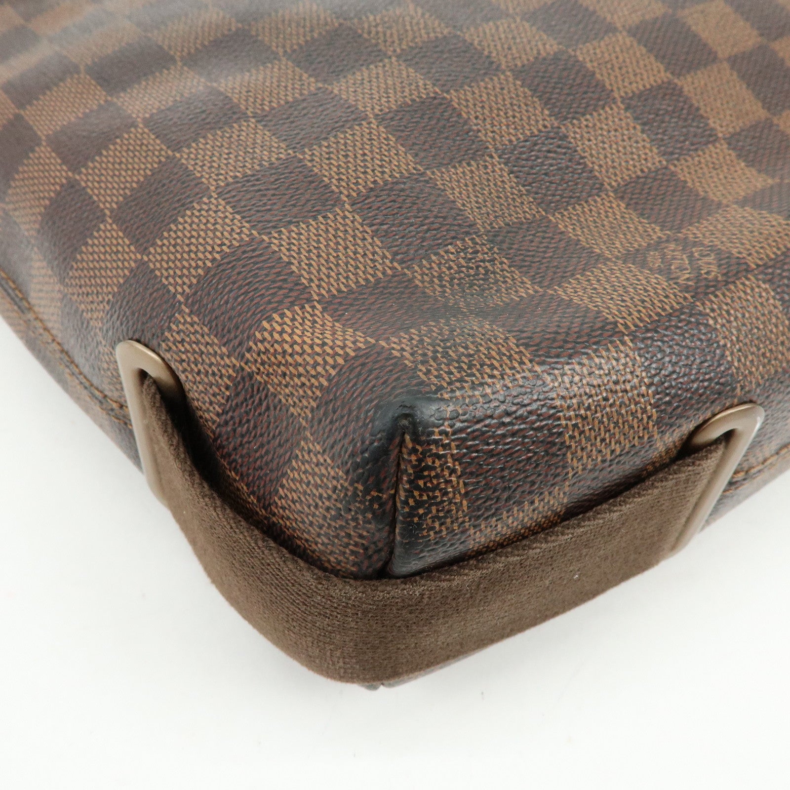 Louis Vuitton Damier Brooklyn Messenger Shoulder Bag Brown N51211