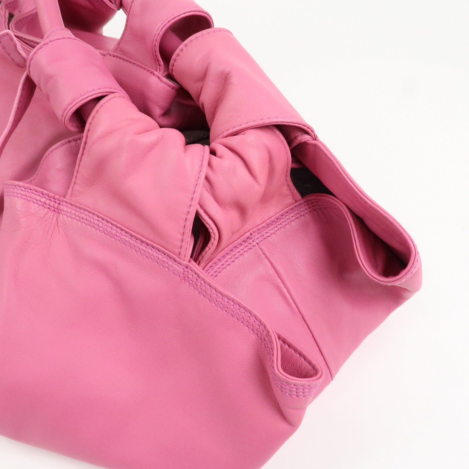 LOEWE Anagram Nappa Aire Leather Hand Bag Shoulder Bag Pink