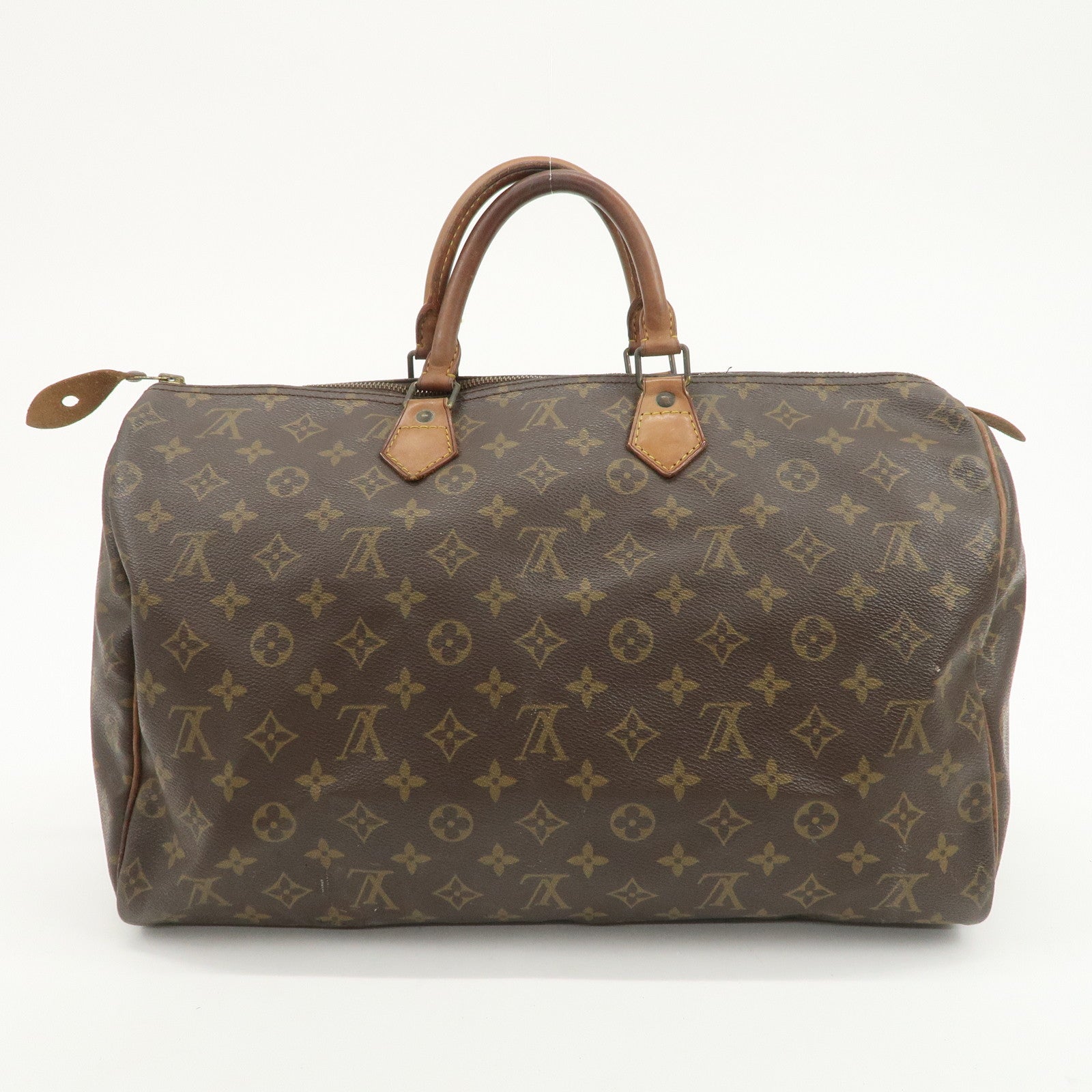 Louis Vuitton Monogram Speedy 40 Hand Bag Boston Bag Brown M41522