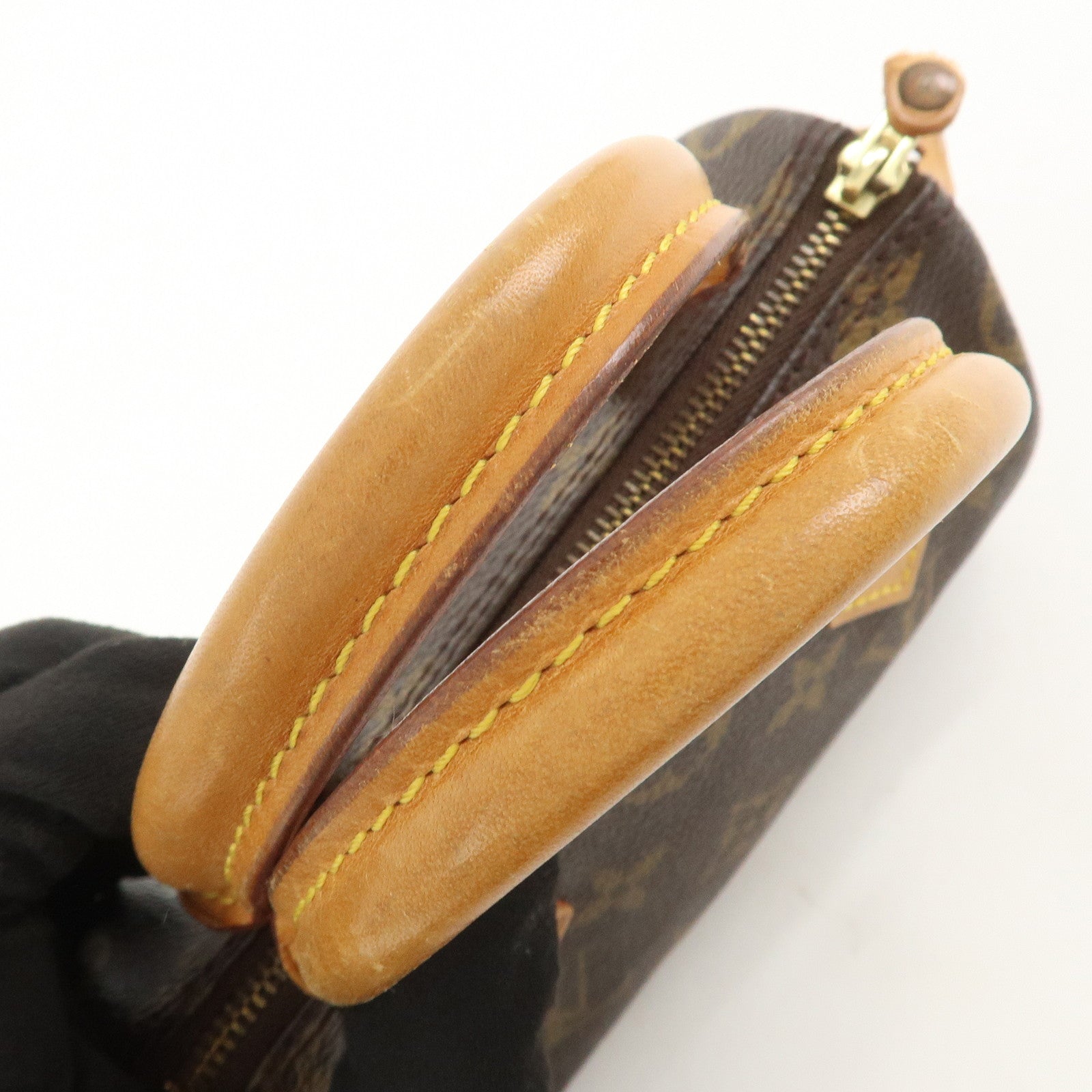 Louis Vuitton Monogram Mini Speedy Hand Bag Boston Bag Brown M41534