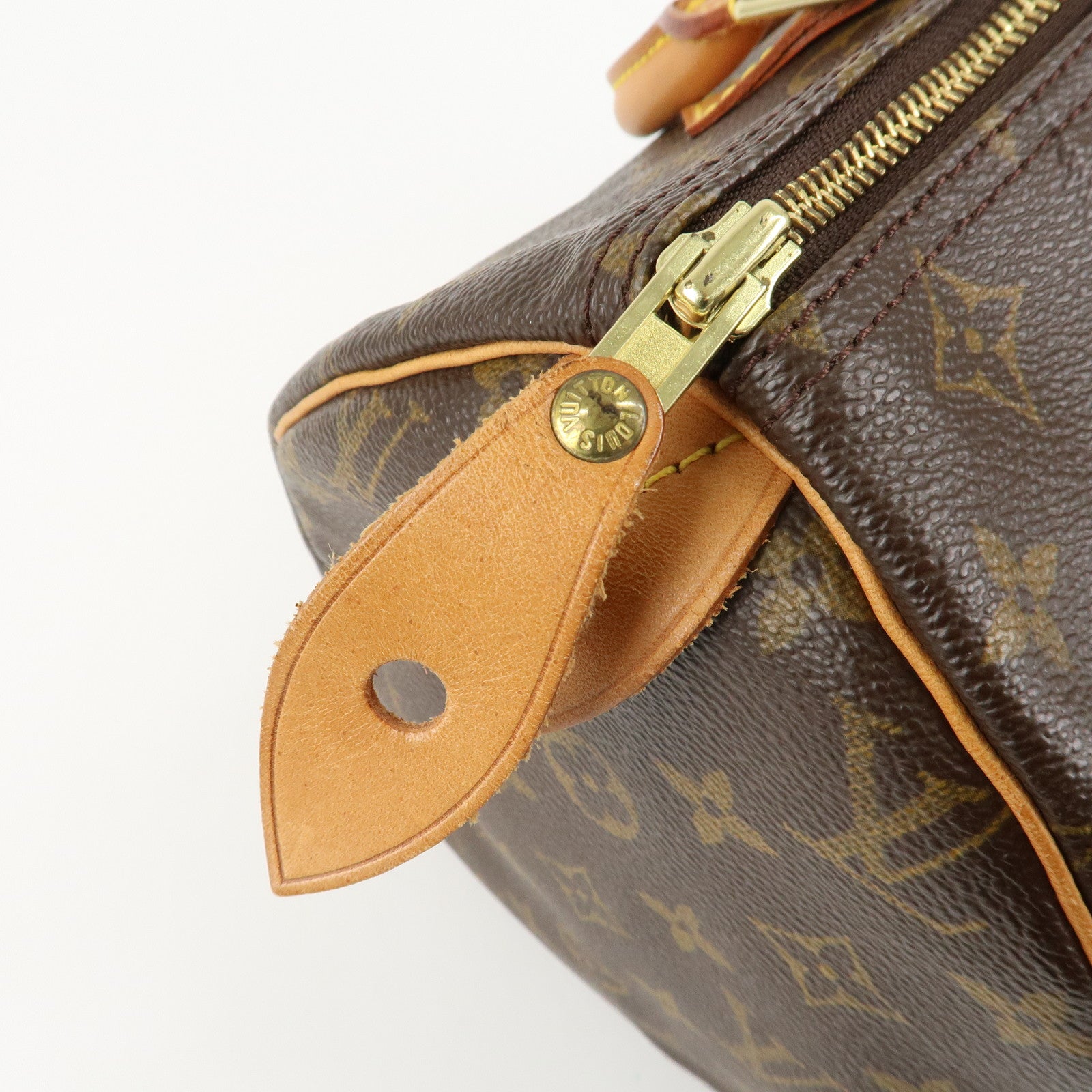 Louis Vuitton Monogram Speedy 30 Hand Bag Boston Bag M41108 Used