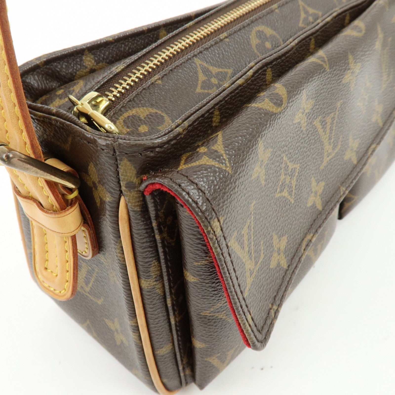 Louis Vuitton Monogram Vivacite Shoulder Bag Hand Bag M51164