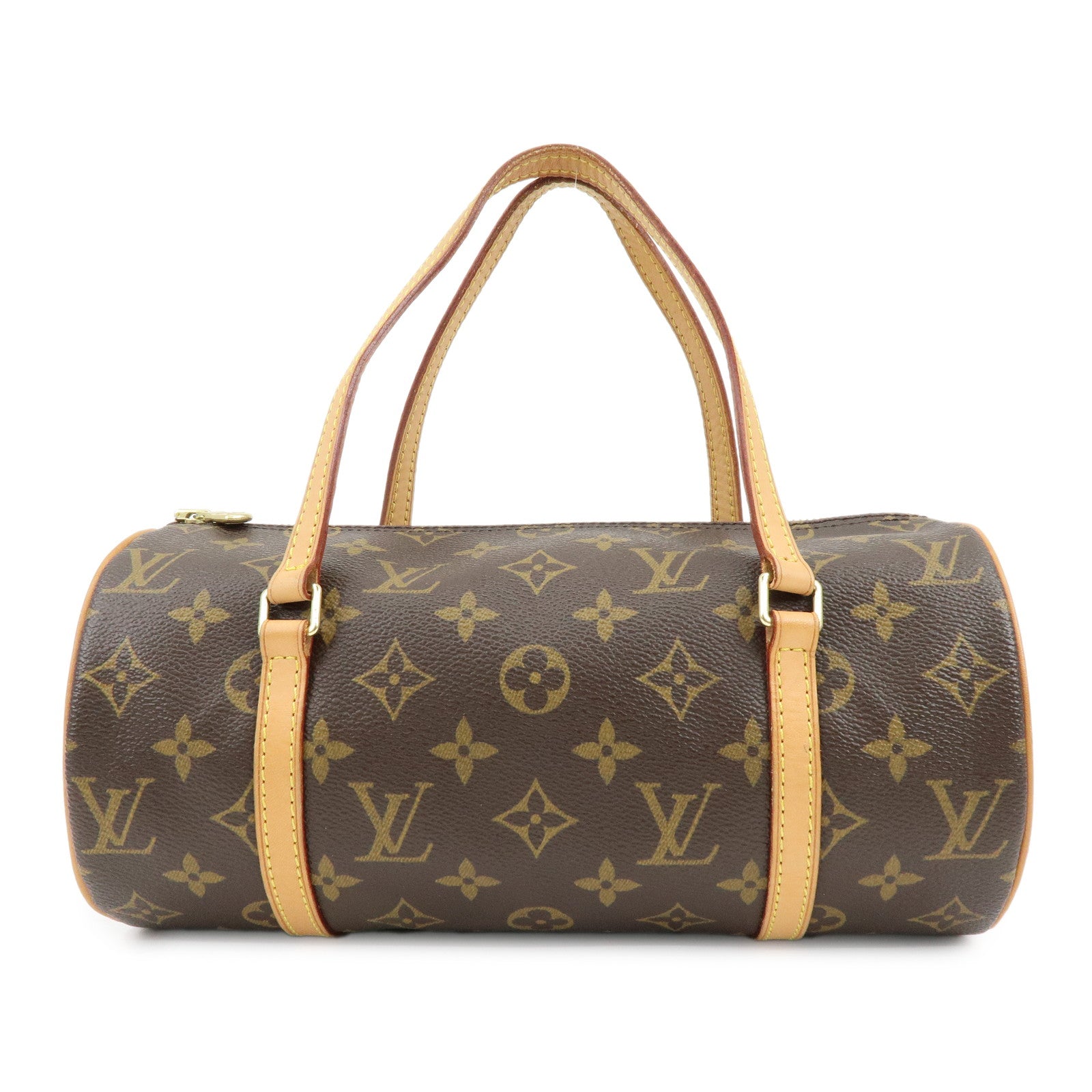 Louis Vuitton Monogram Papillon 26 Hand Bag Brown M51386