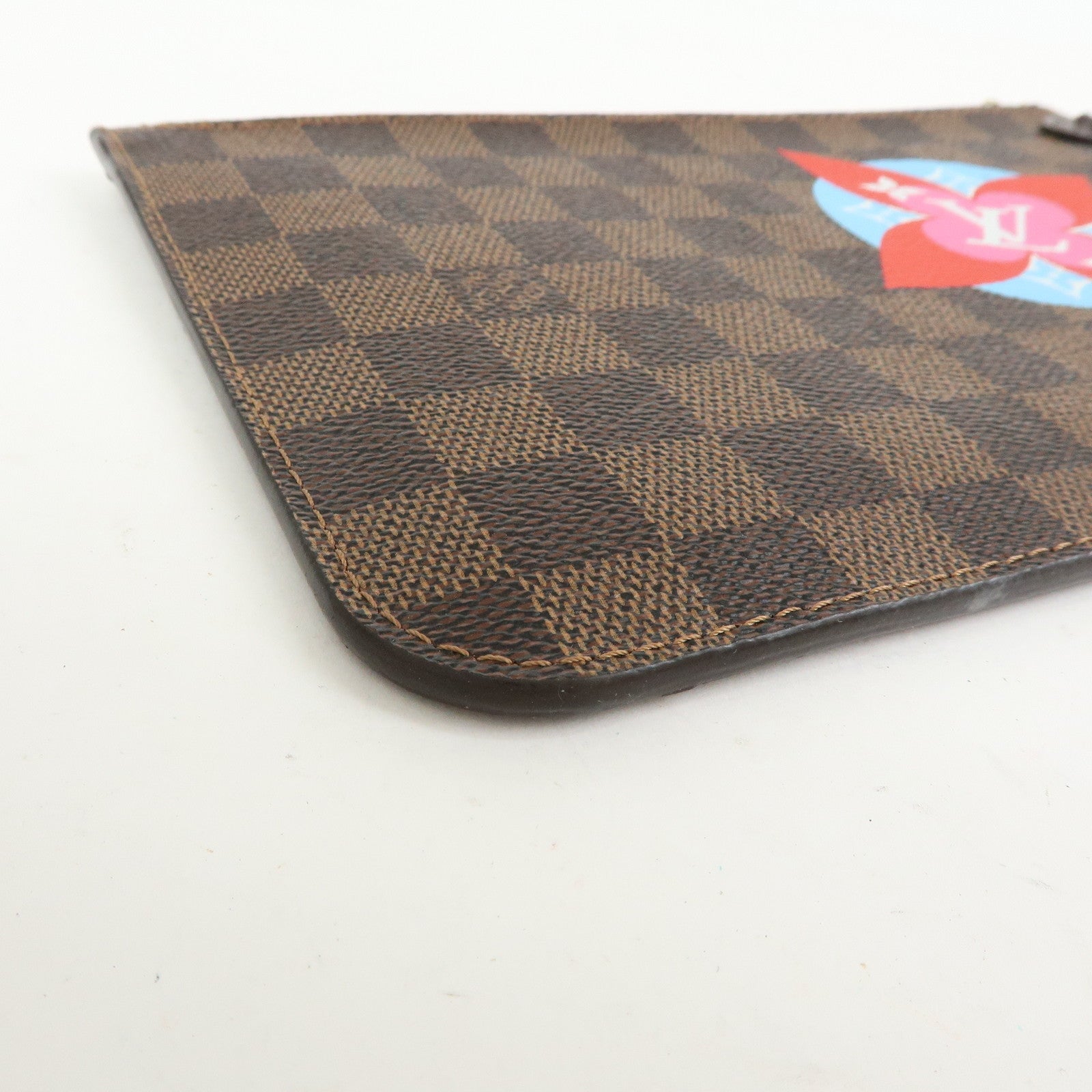 Louis Vuitton Damier Canvas Pouch for Neverfull MM Tote Bag N40049
