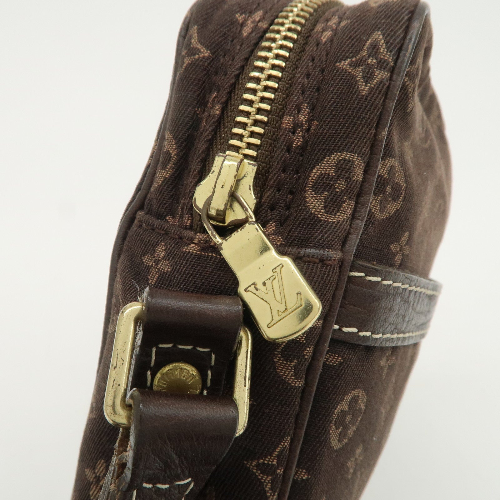 Louis Vuitton Monogram Mini Lin Danube Shoulder Bag Brown M95228