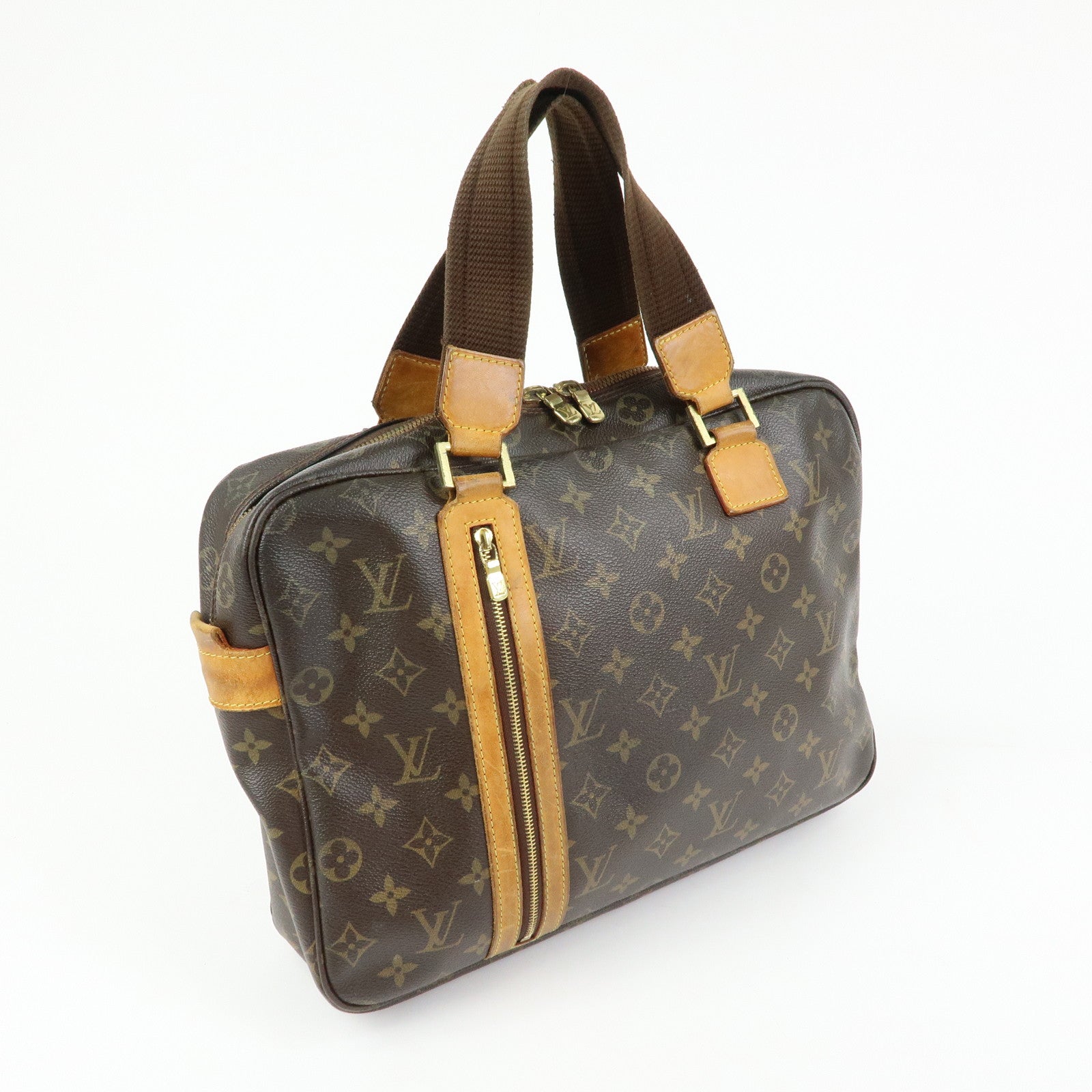 Louis Vuitton Monogram Sac Bosphore 2Way Business Bag Brown M40043