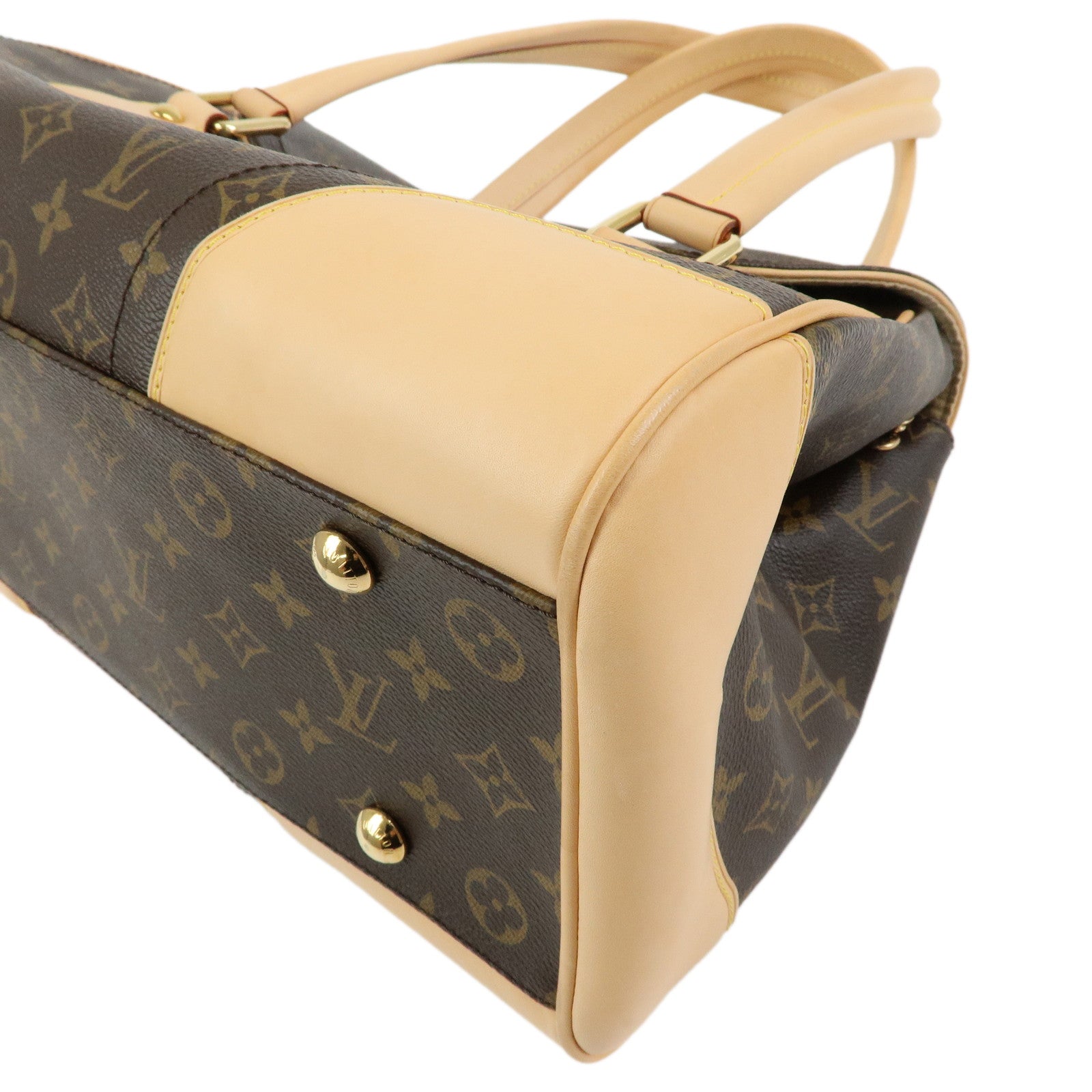 Louis Vuitton Monogram Beverly GM Shoulder Hand Bag Brown M40120