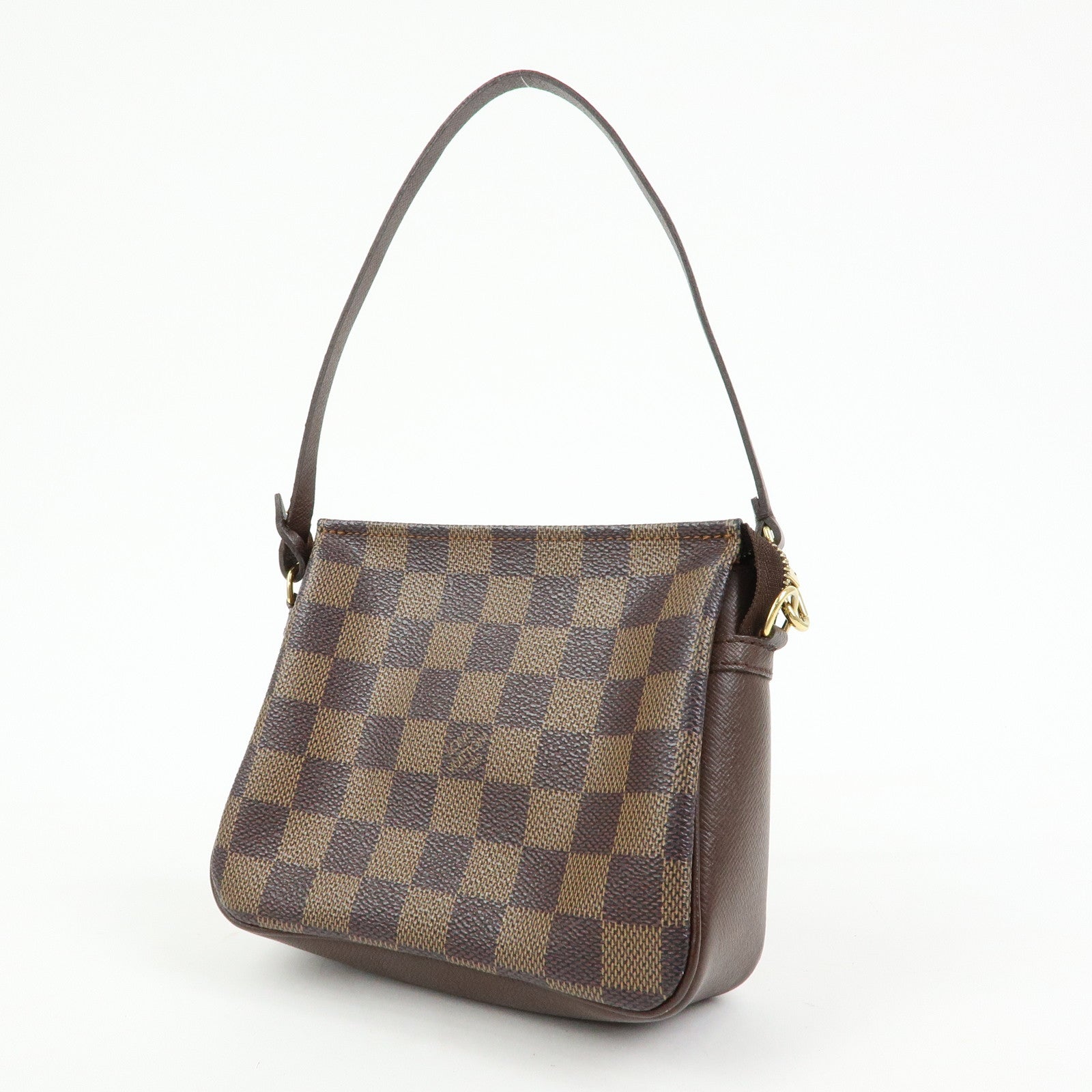 Louis Vuitton Damier Trousse Makeup Accessory Pouch Brown N51982
