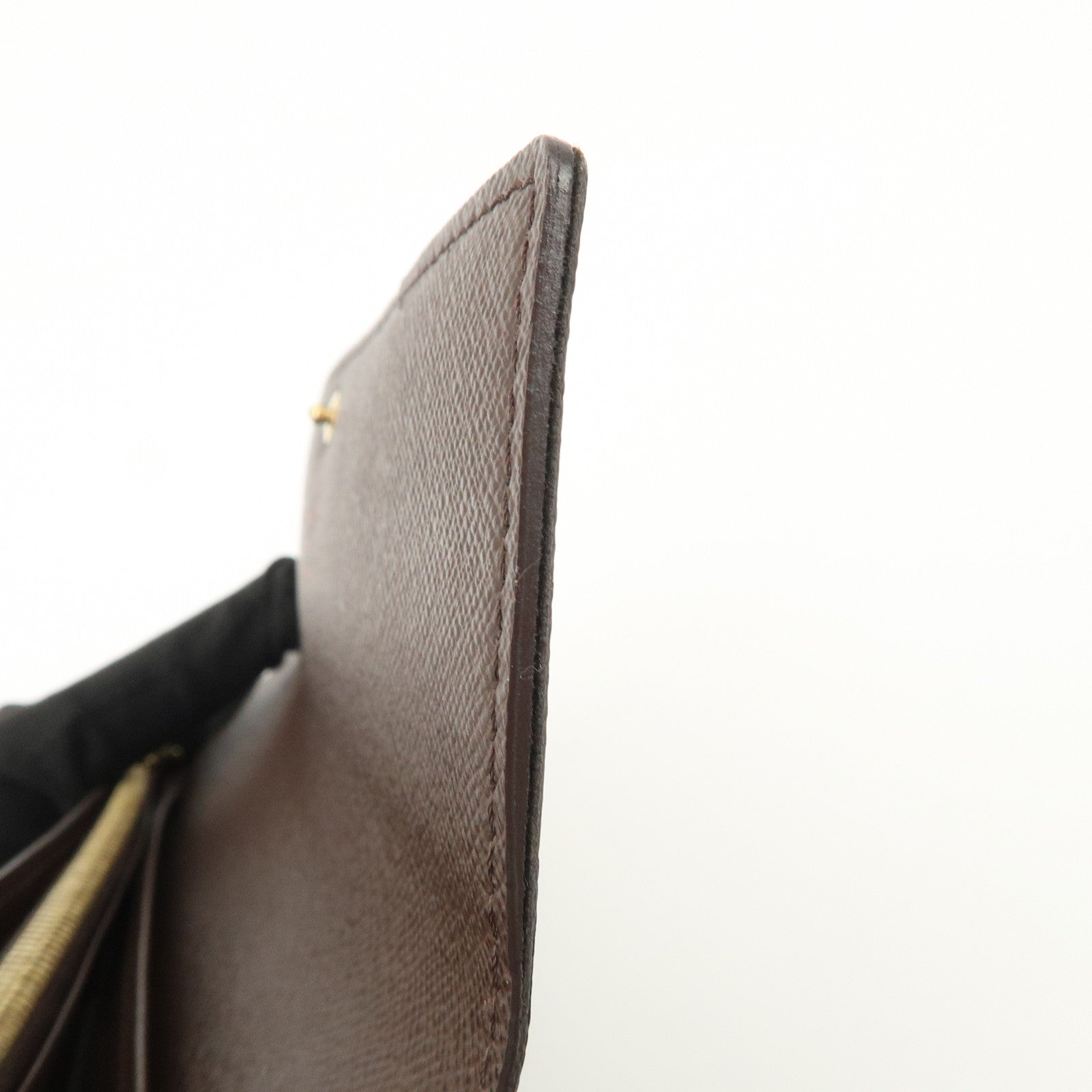 Louis Vuitton Damier Canvas Portefeuille Sarah Wallet Brown N61734