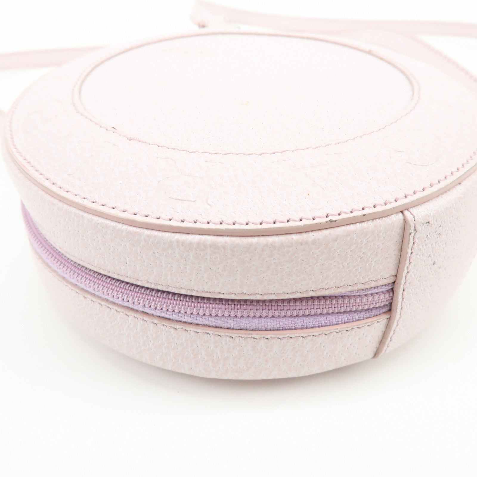 BVLGARI B-Zero1 Yo-Yo Leather Shoulder Bag Crossbody Bag Light Pink