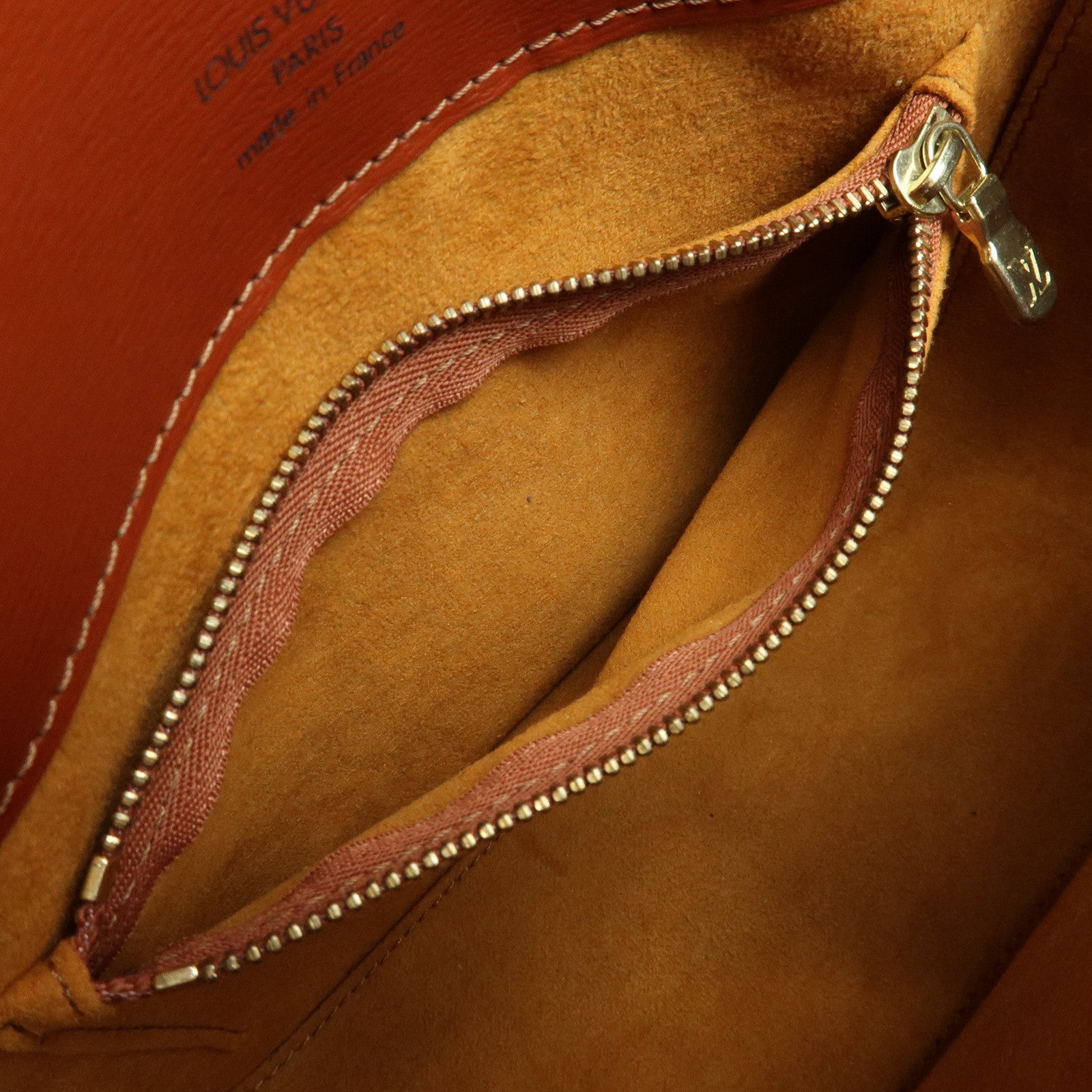 Louis Vuitton Epi Leather Buci Shoulder Bag Kenya Brown M52203