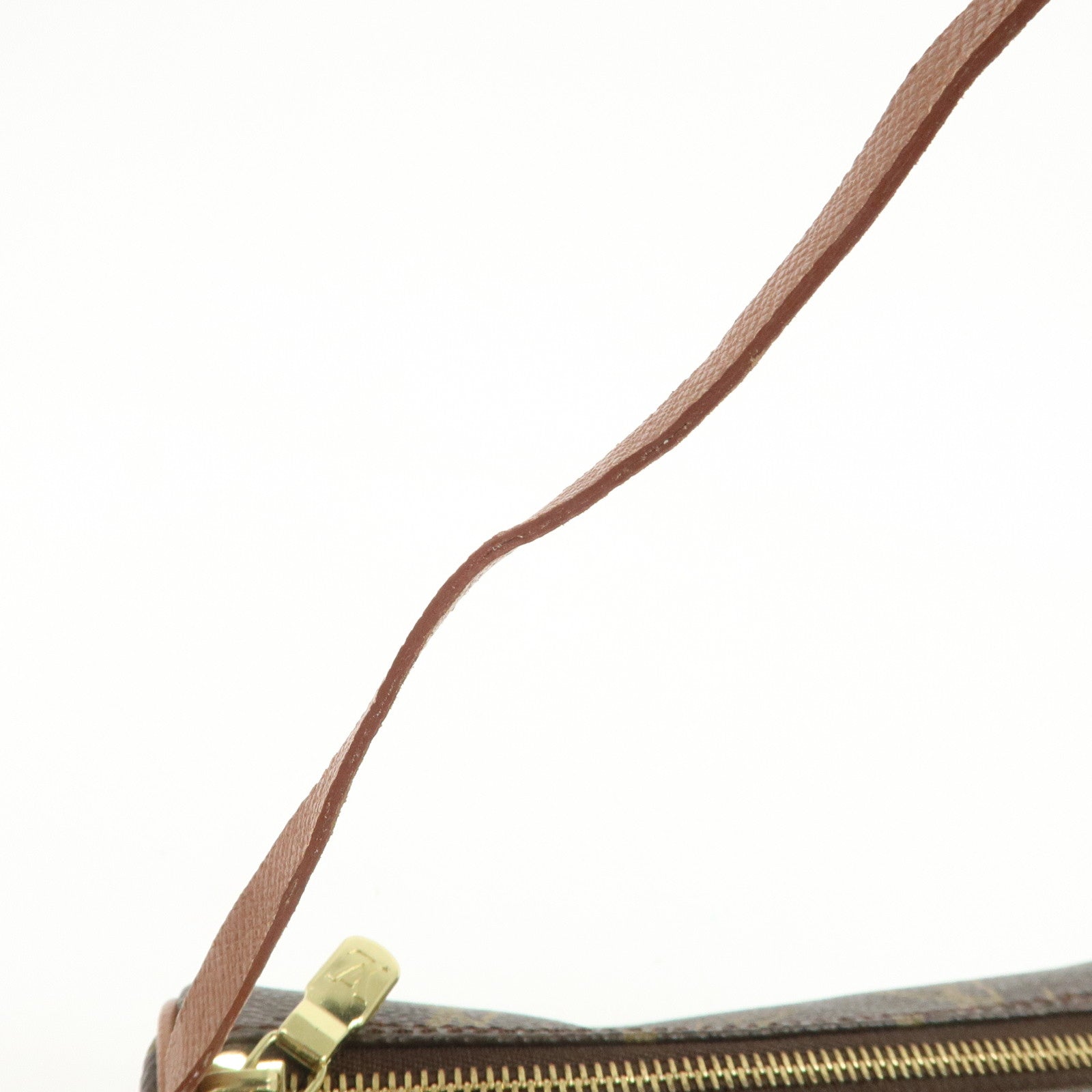 Louis Vuitton Monogram Mini Pouch for Papillon Bag Old Style Brown