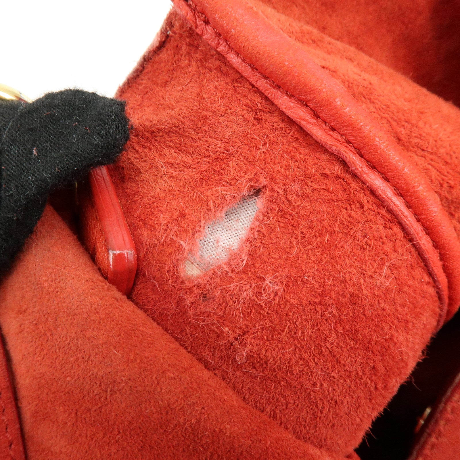 Saint Laurent Paris Roadie Leather Shoulder Bag Red 228840