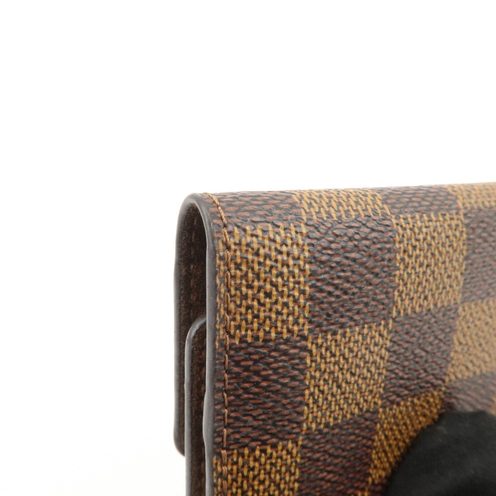 Louis Vuitton Damier Cufflinks Case Damier Ebene M64681