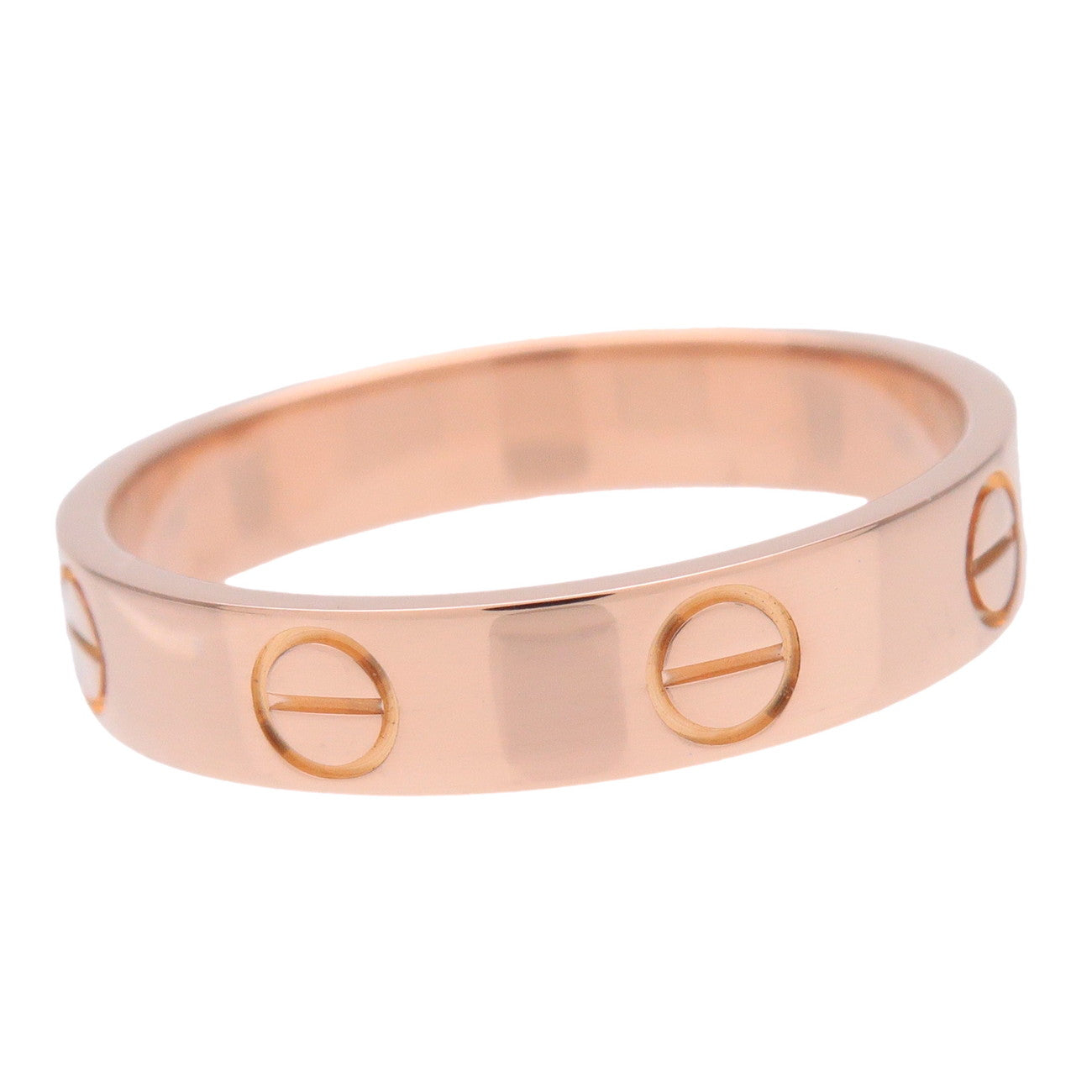 Cartier Mini Love Ring #51 K18 750PG Rose Gold US5.5 EU51 HK12
