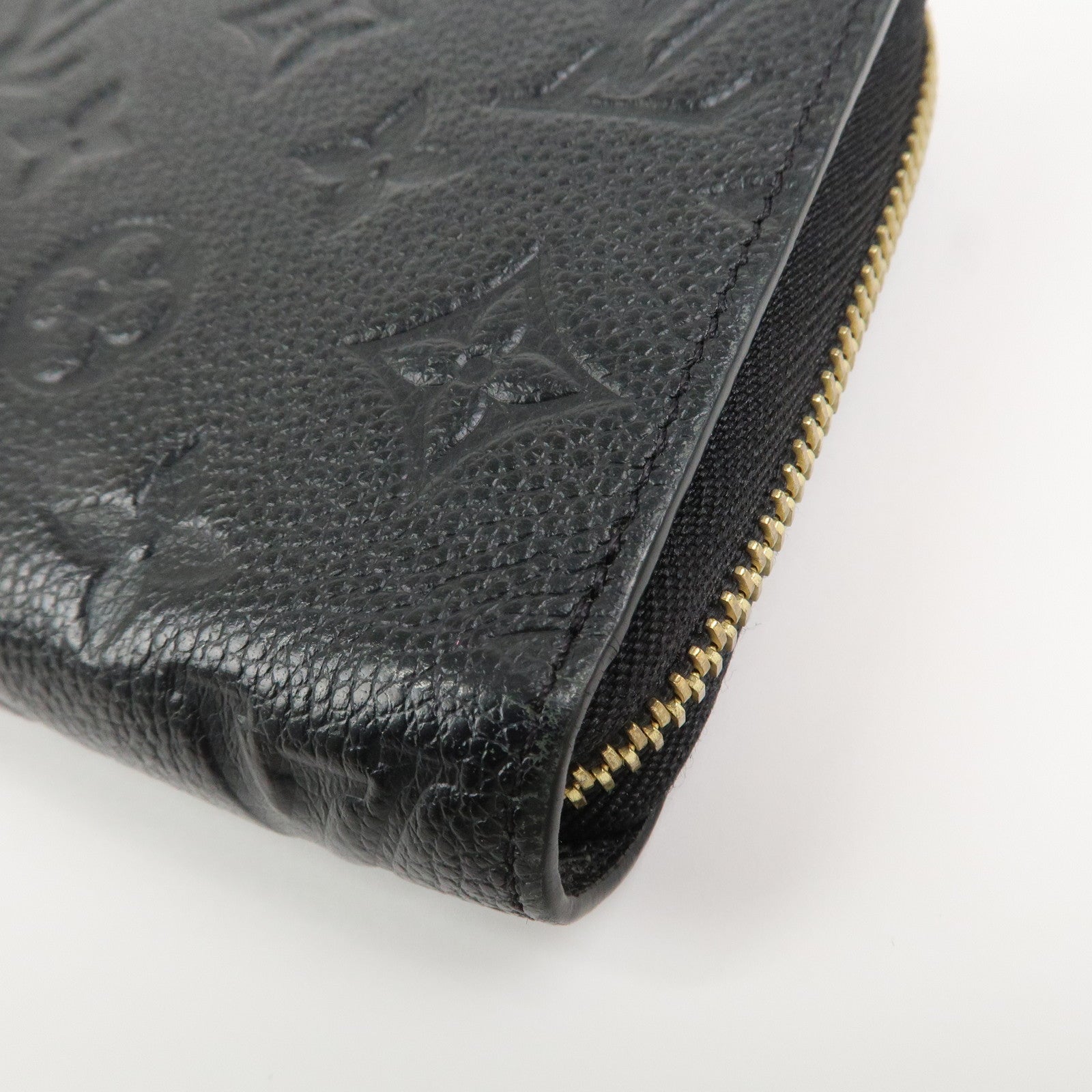 Louis Vuitton Monogram Empreinte Leather Round Zippy Wallet M61864