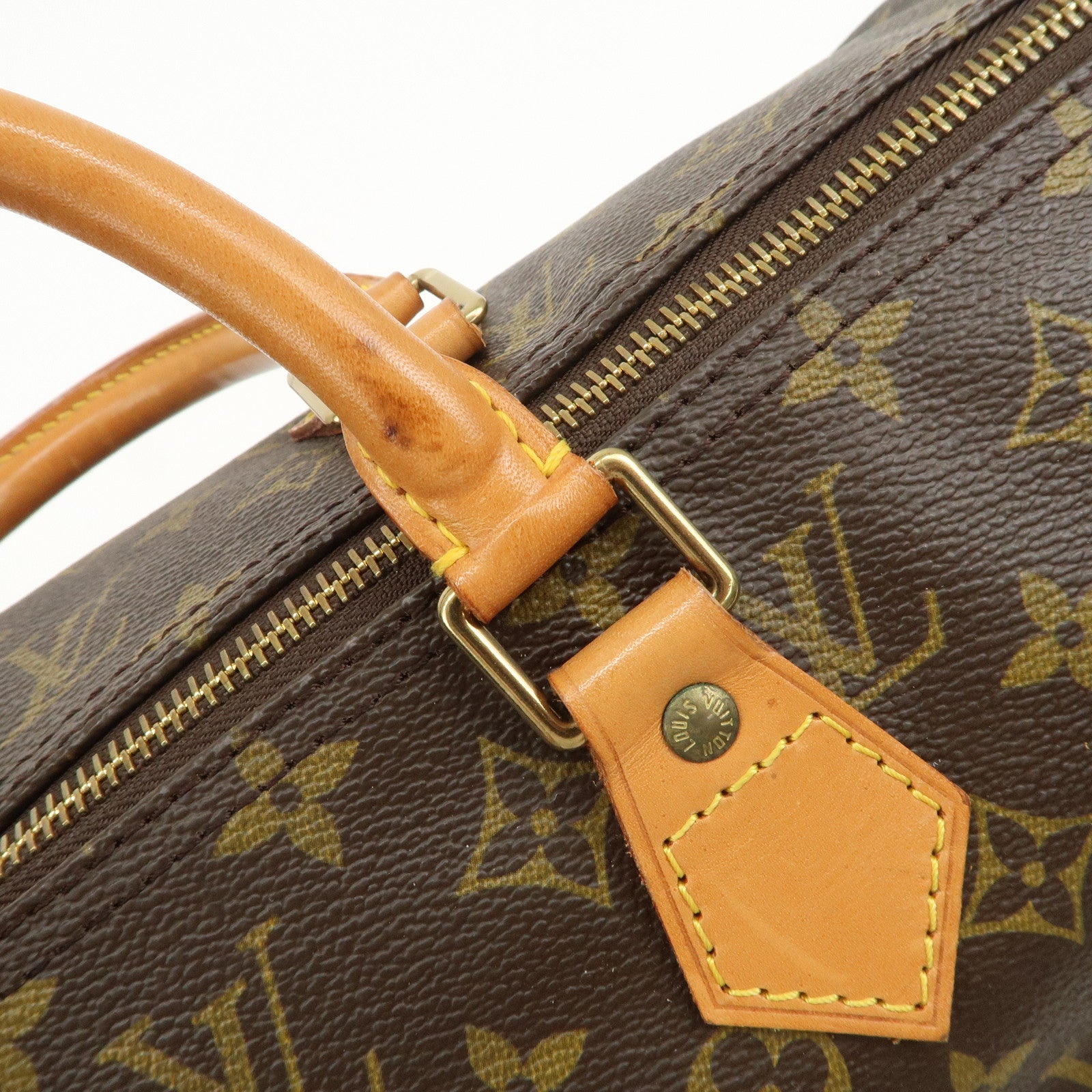 Louis Vuitton Monogram Speedy 40 Hand Bag Boston Bag Brown M41522