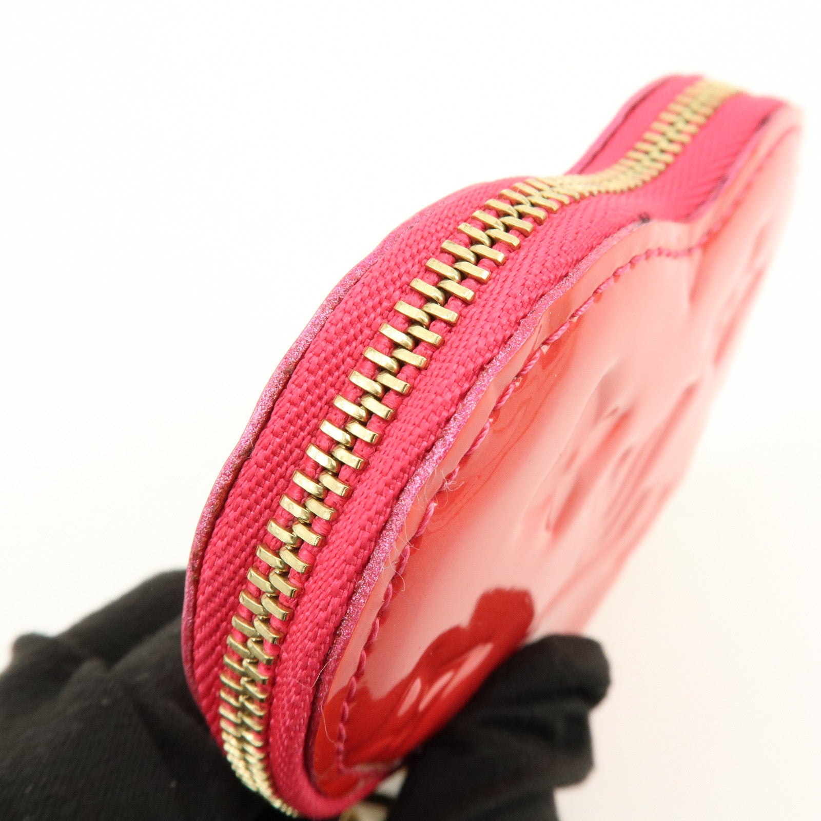 Louis Vuitton Monogram Vernis Porte Monnaie Coeur Coin Case M93657