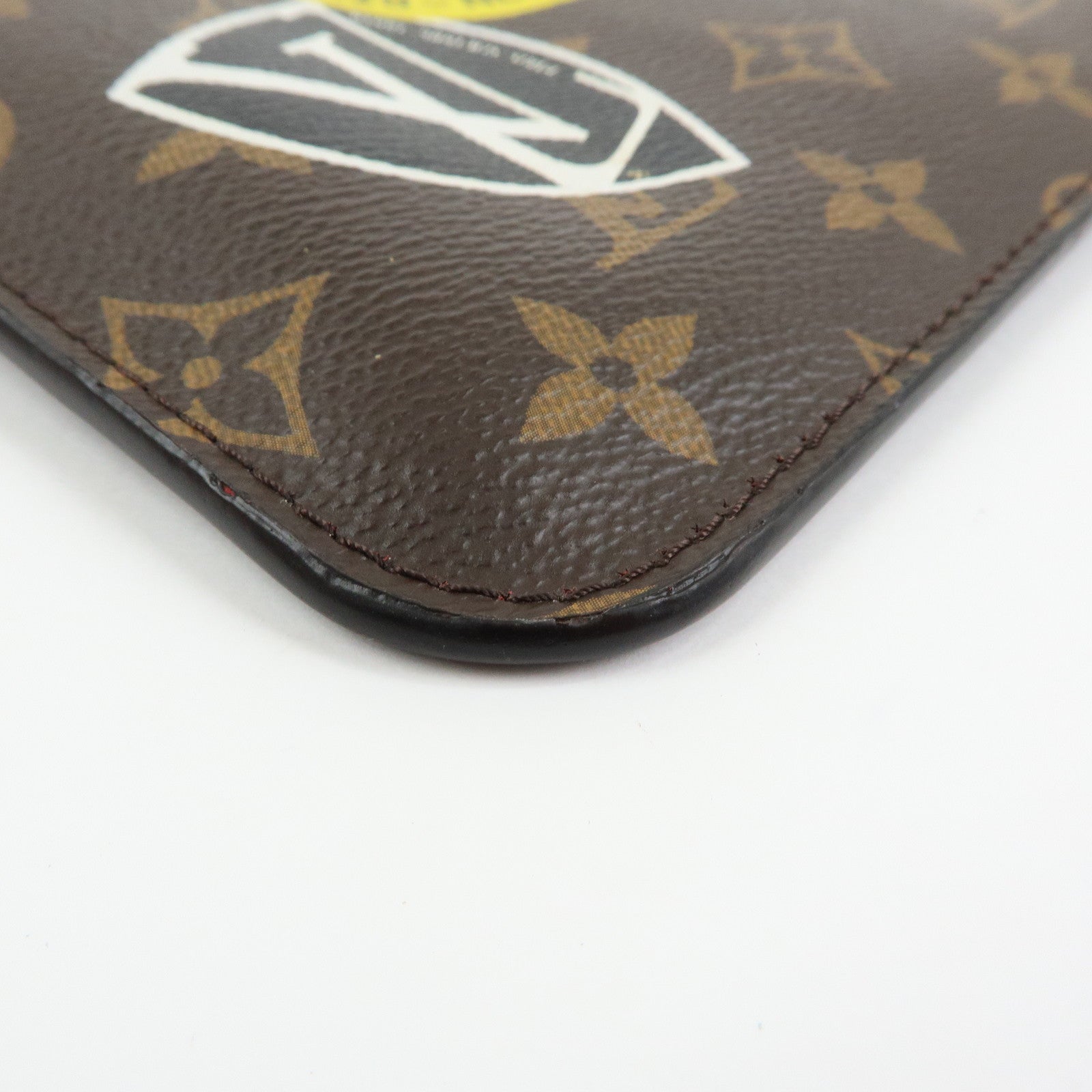 Louis Vuitton Monogram LV World Tour Pouch for Neverfull Brown MM