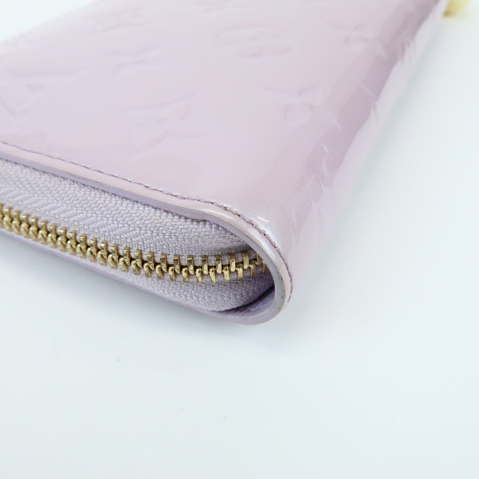 Louis Vuitton Monogram Vernis Long Wallet Glossy Lilac M82977