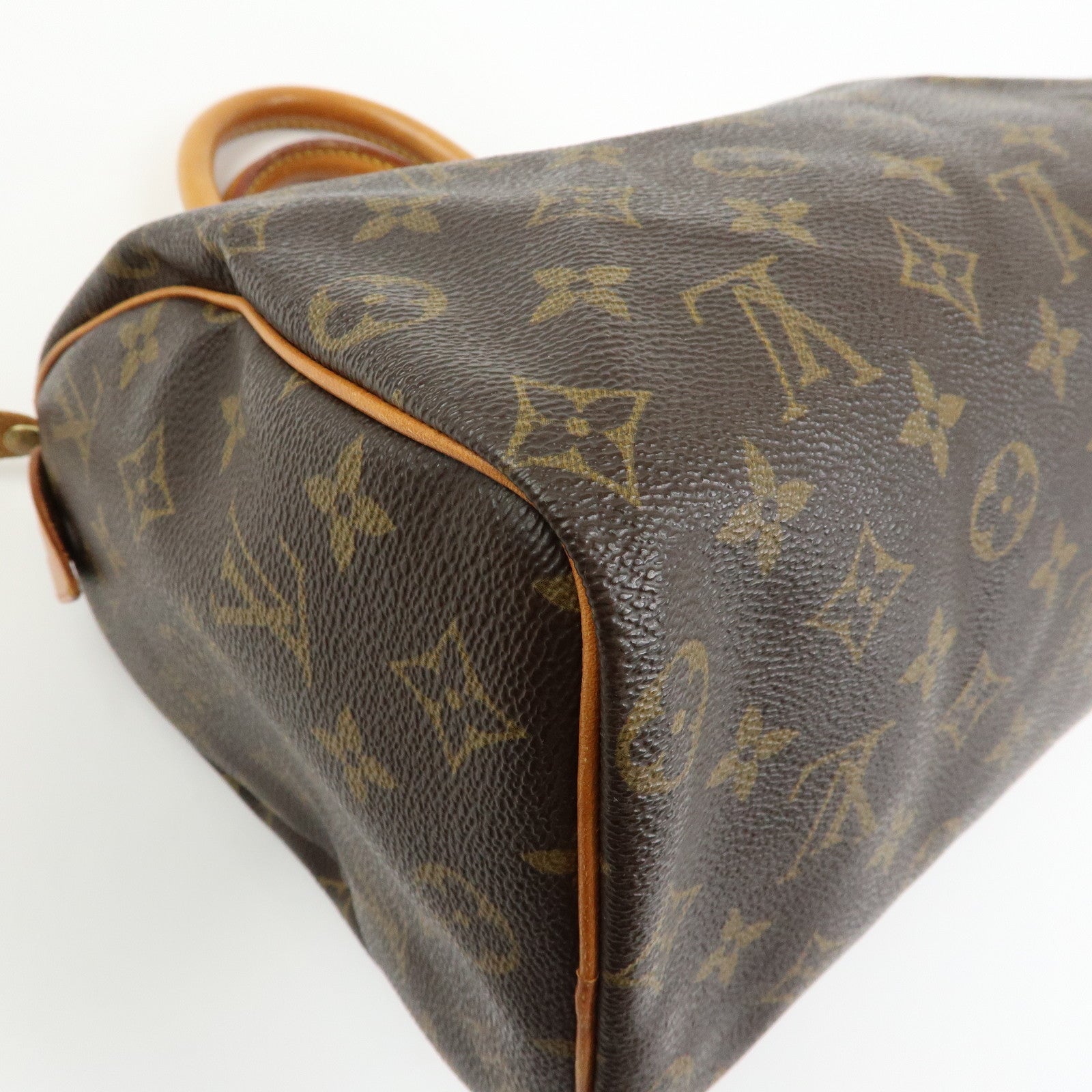 Louis Vuitton Monogram Speedy 25 Boston Bag Hand Bag Brown M41528